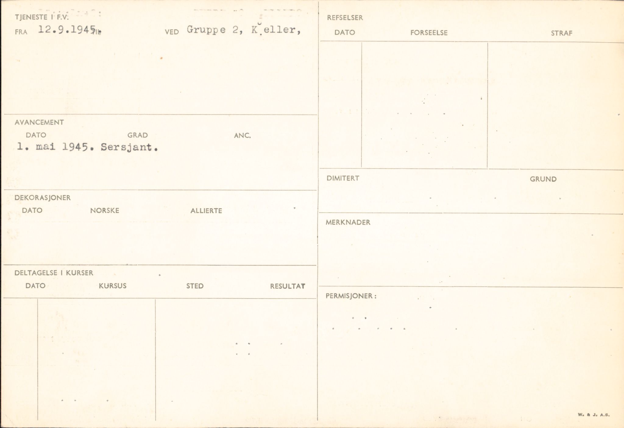 Forsvaret, Forsvarets overkommando/Luftforsvarsstaben, AV/RA-RAFA-4079/P/Pa/L0028: Personellpapirer, 1911, p. 291