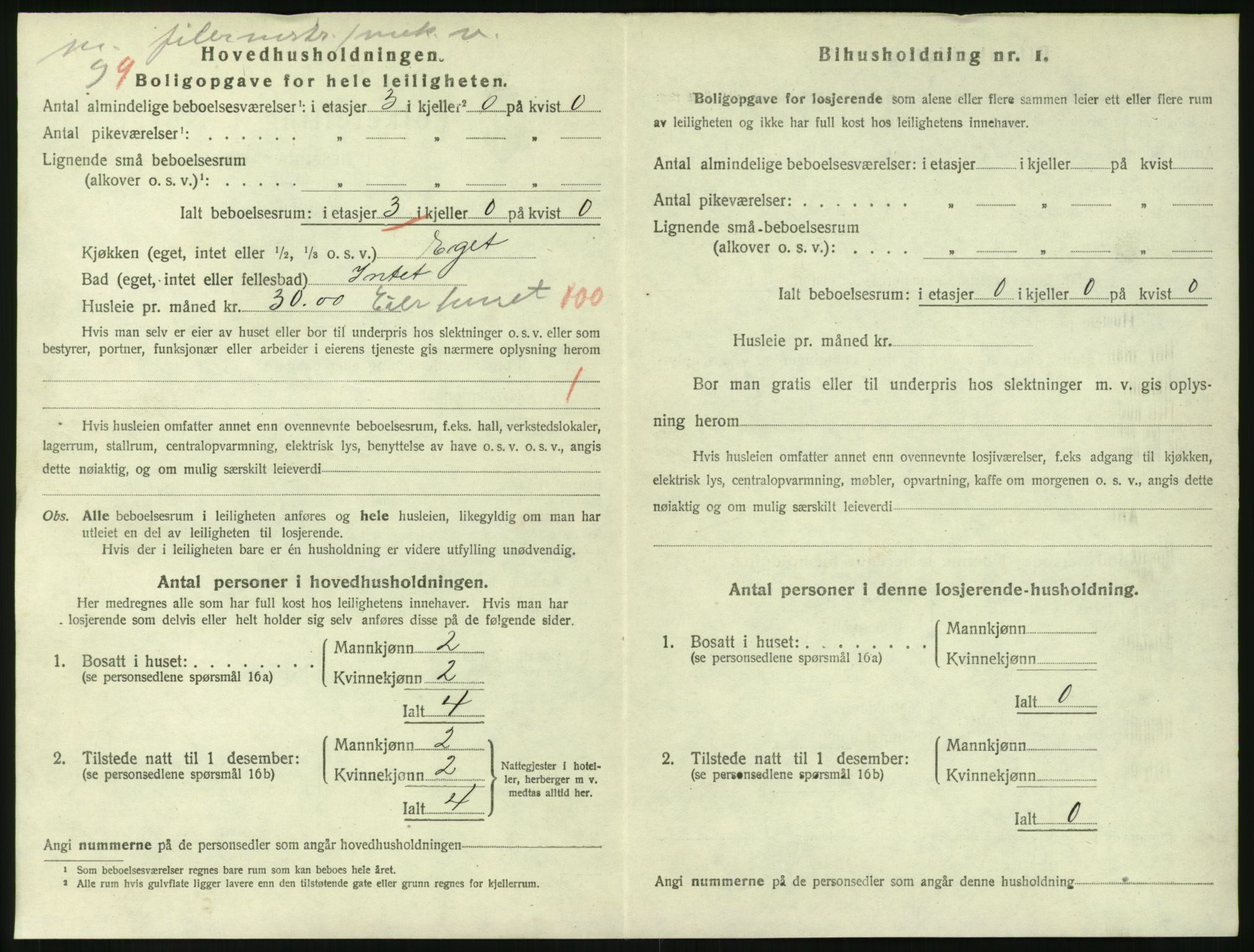 SAKO, 1920 census for Larvik, 1920, p. 3399