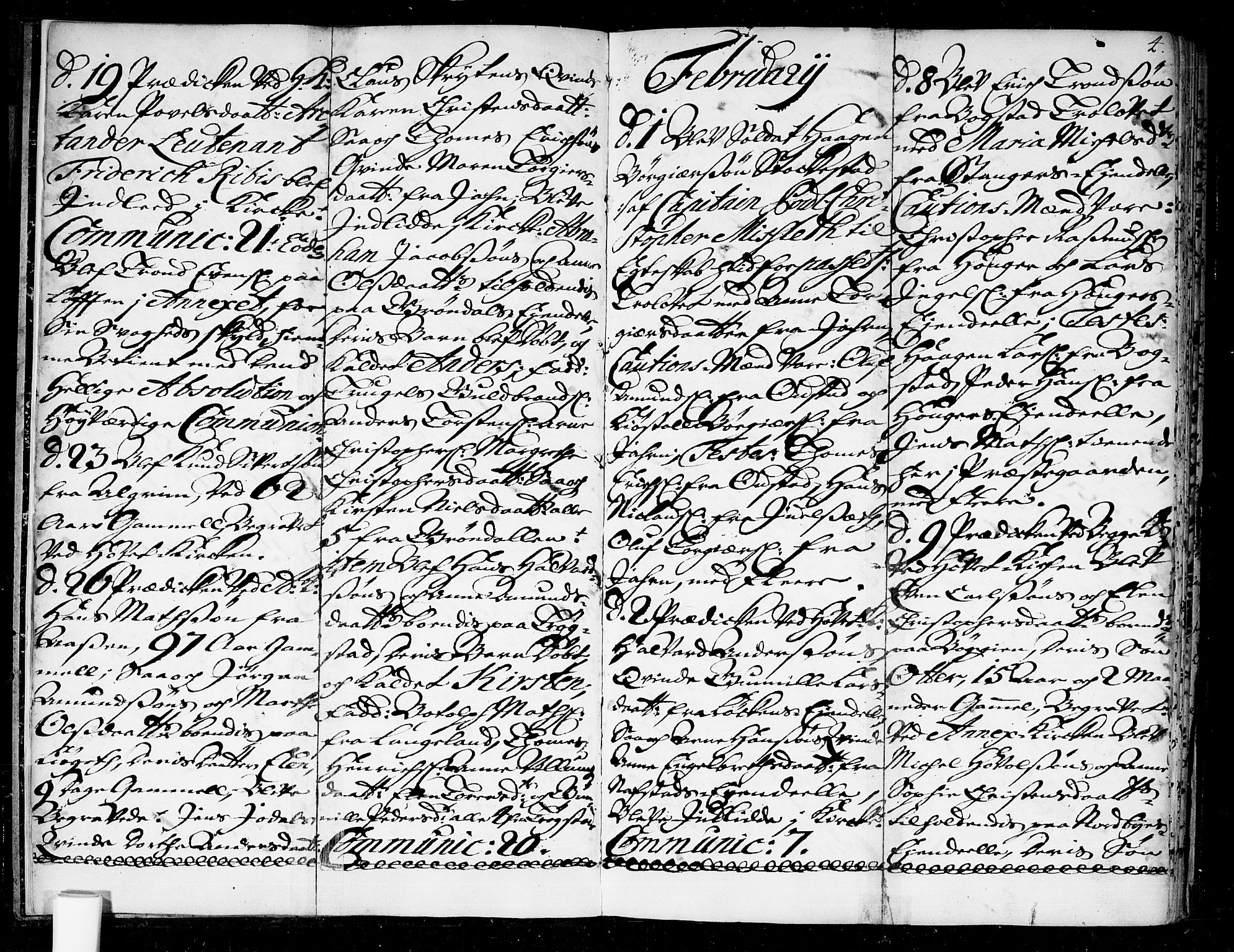 Ullensaker prestekontor Kirkebøker, AV/SAO-A-10236a/F/Fa/L0004: Parish register (official) no. I 4, 1721-1723, p. 4