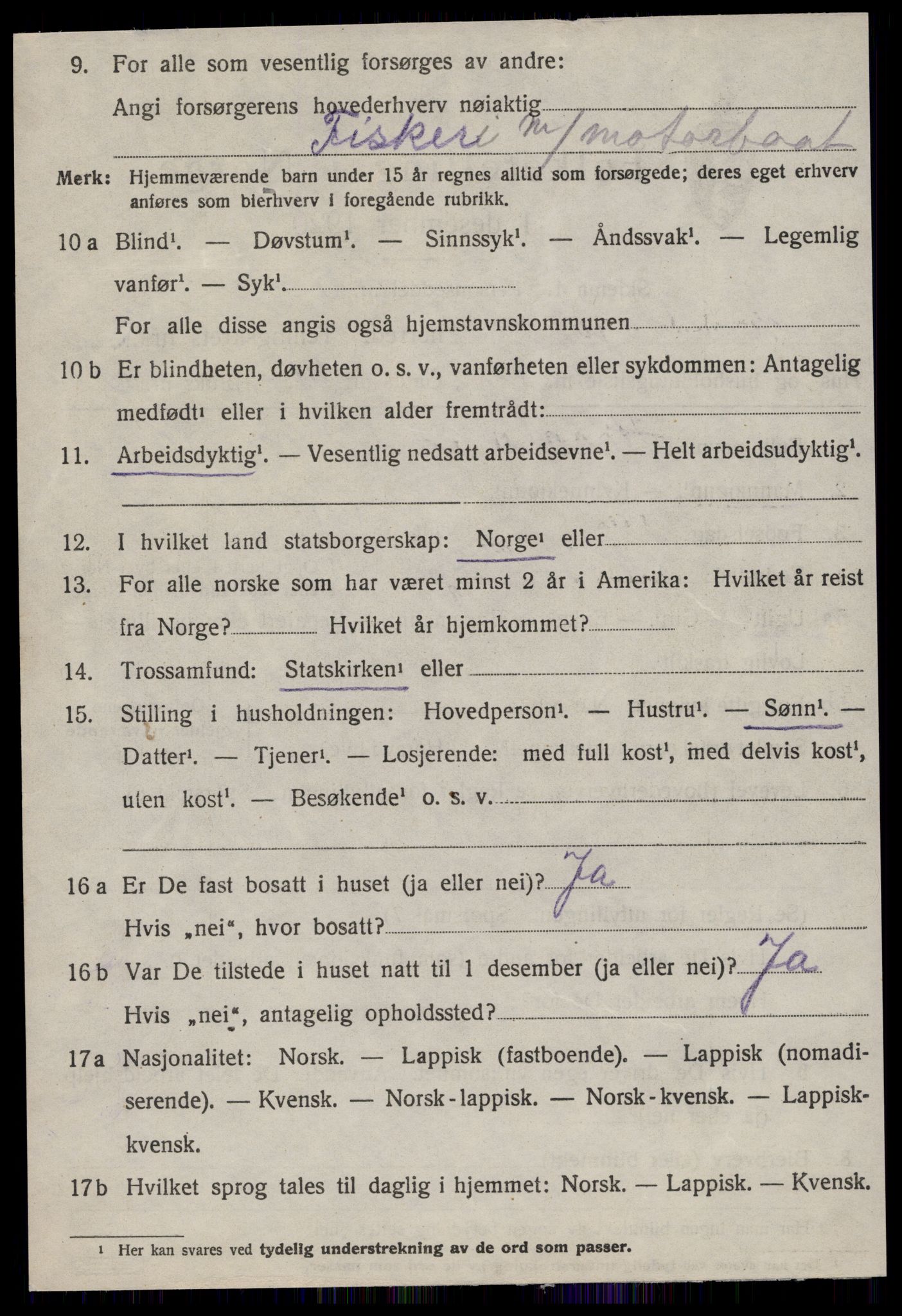 SAT, 1920 census for Nord-Frøya, 1920, p. 7414