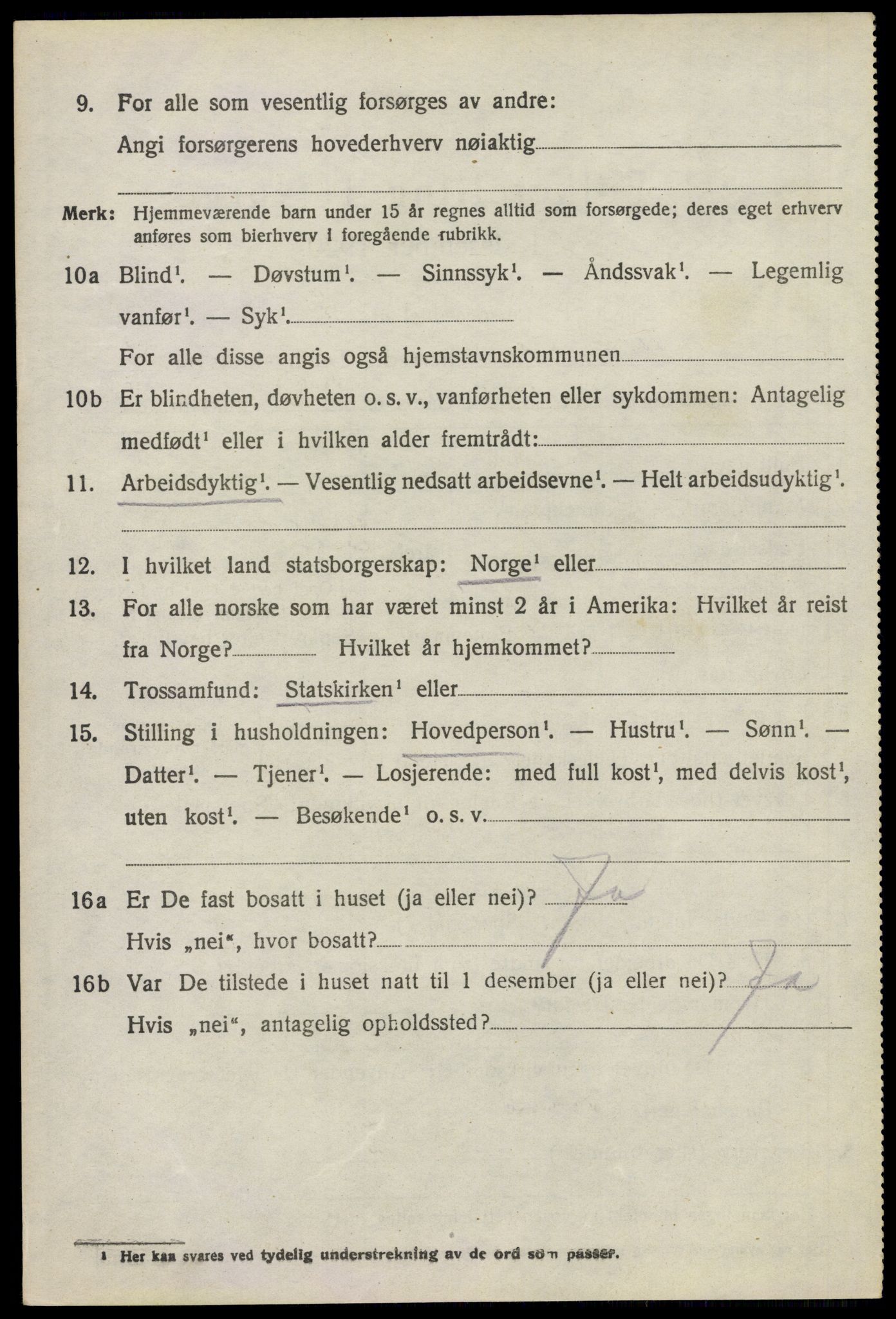 SAO, 1920 census for Asker, 1920, p. 7051