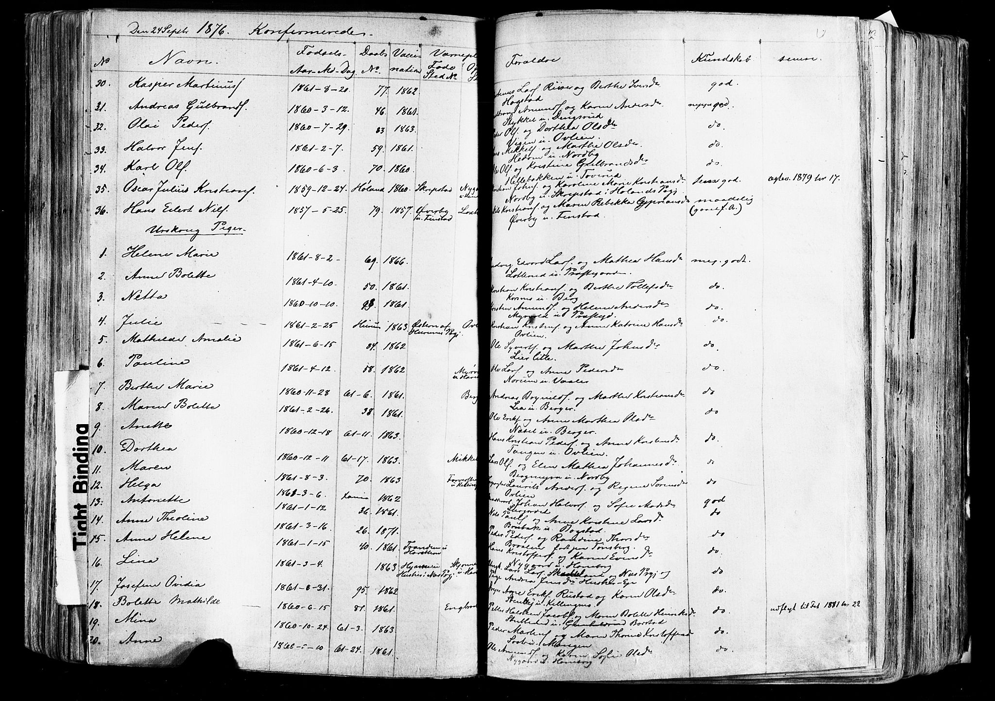 Aurskog prestekontor Kirkebøker, AV/SAO-A-10304a/F/Fa/L0007: Parish register (official) no. I 7, 1854-1877