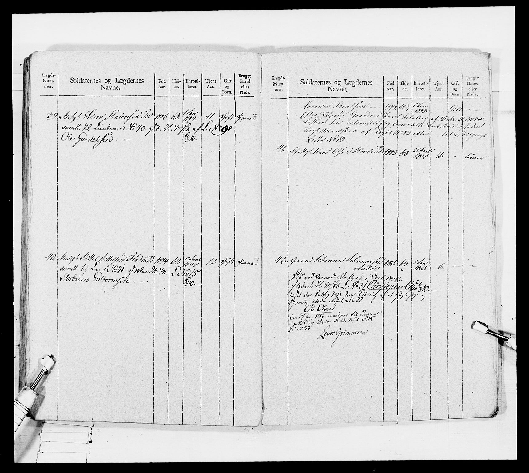 Generalitets- og kommissariatskollegiet, Det kongelige norske kommissariatskollegium, AV/RA-EA-5420/E/Eh/L0116: Telemarkske nasjonale infanteriregiment, 1810, p. 479