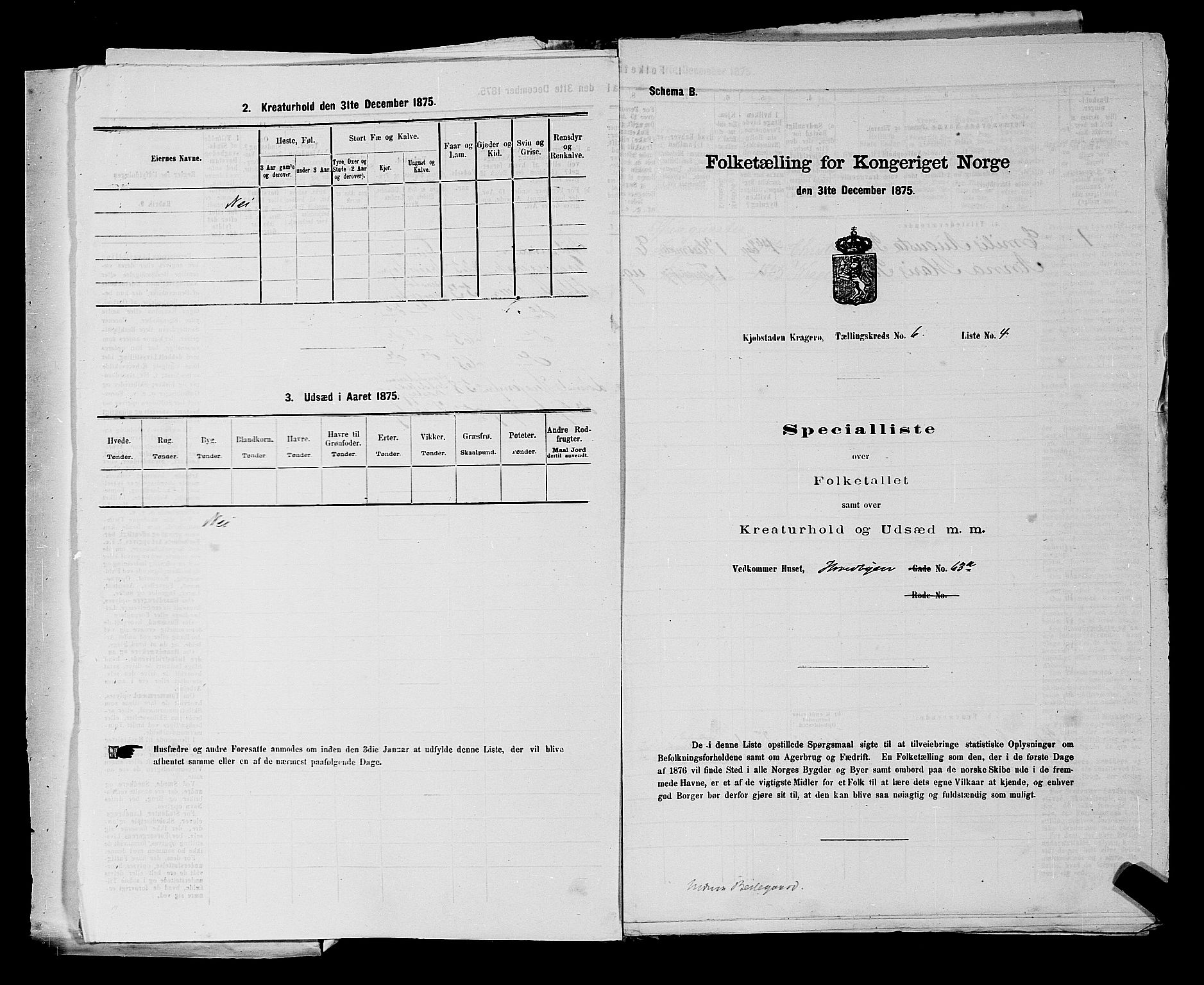 SAKO, 1875 census for 0801P Kragerø, 1875, p. 134