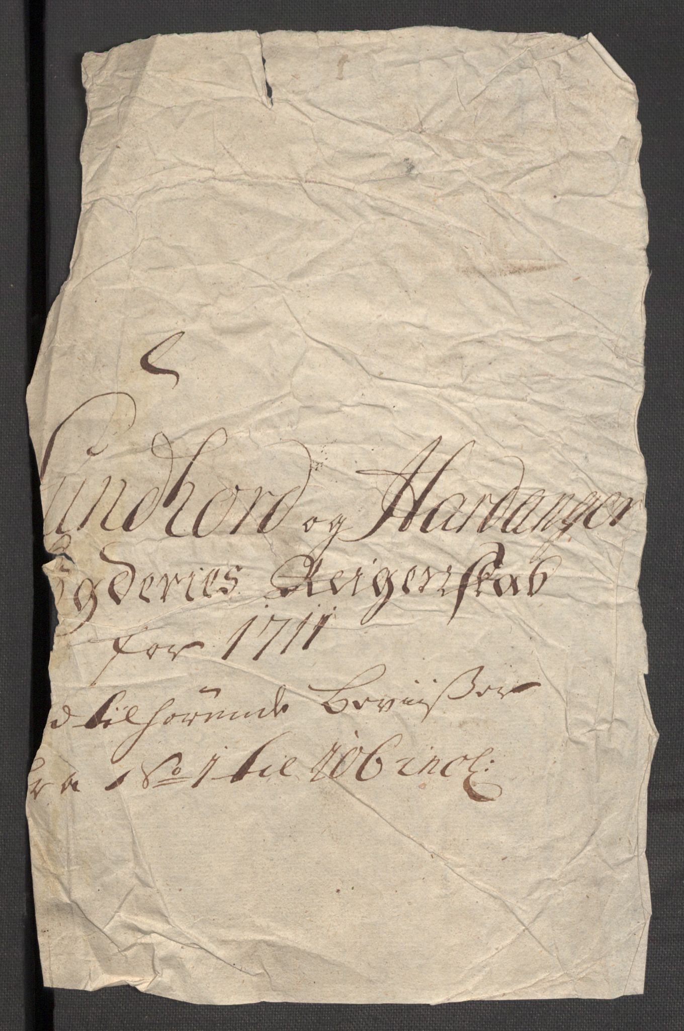 Rentekammeret inntil 1814, Reviderte regnskaper, Fogderegnskap, AV/RA-EA-4092/R48/L2987: Fogderegnskap Sunnhordland og Hardanger, 1711, p. 40