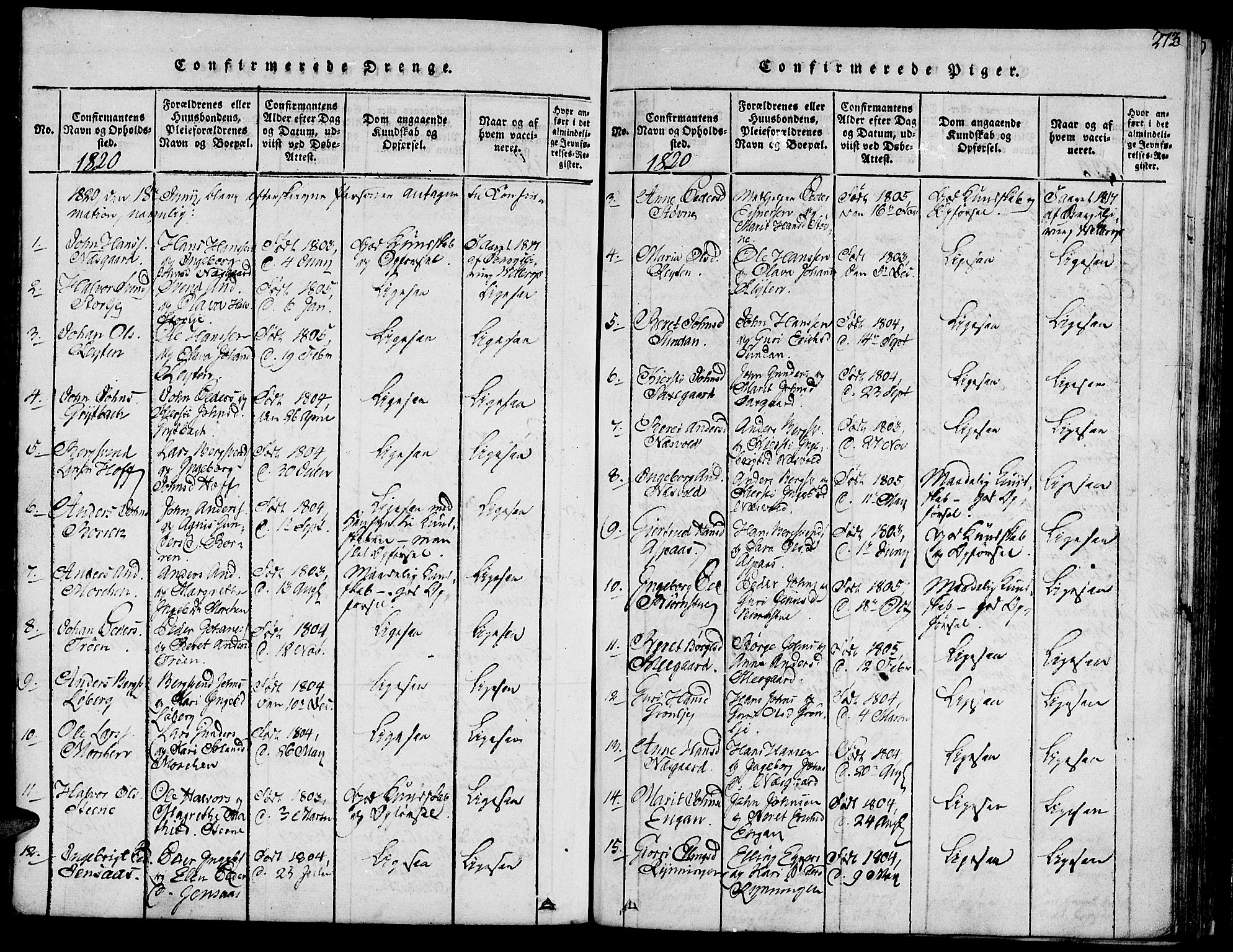 Ministerialprotokoller, klokkerbøker og fødselsregistre - Sør-Trøndelag, SAT/A-1456/685/L0956: Parish register (official) no. 685A03 /3, 1817-1829, p. 272