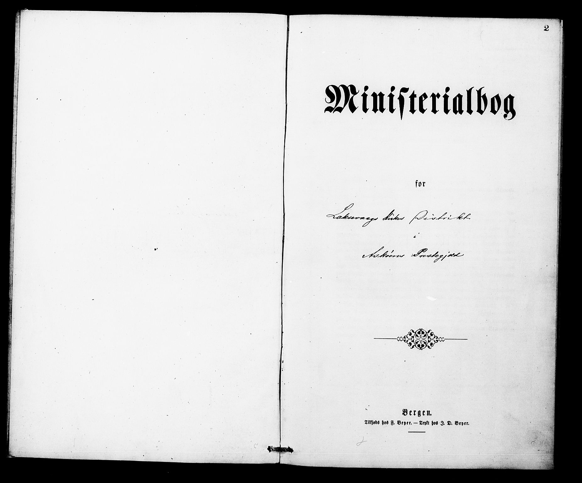 Askøy Sokneprestembete, AV/SAB-A-74101/H/Ha/Haa/Haae/L0001: Parish register (official) no. E 1, 1875-1877, p. 2