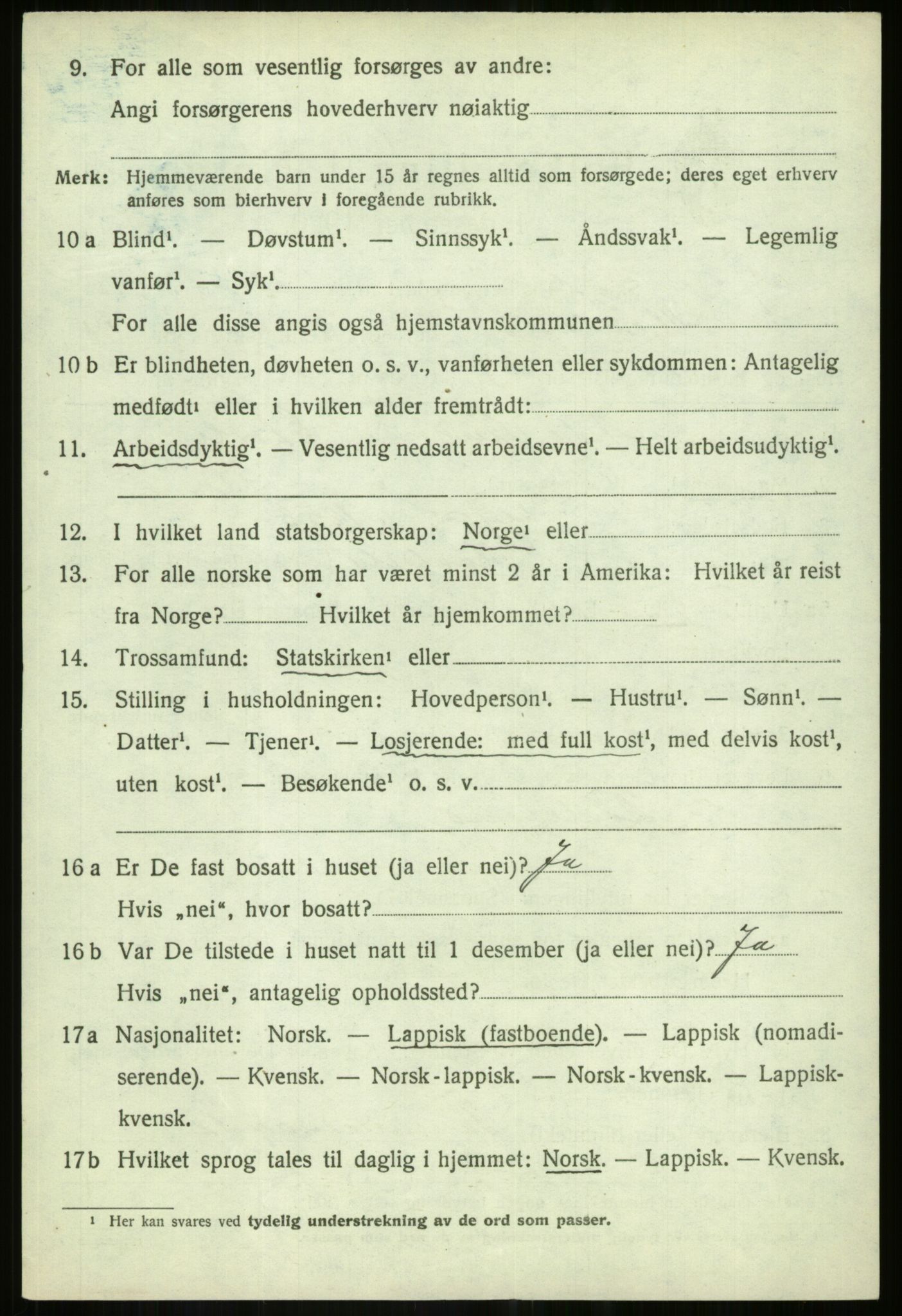 SATØ, 1920 census for Målselv, 1920, p. 7594