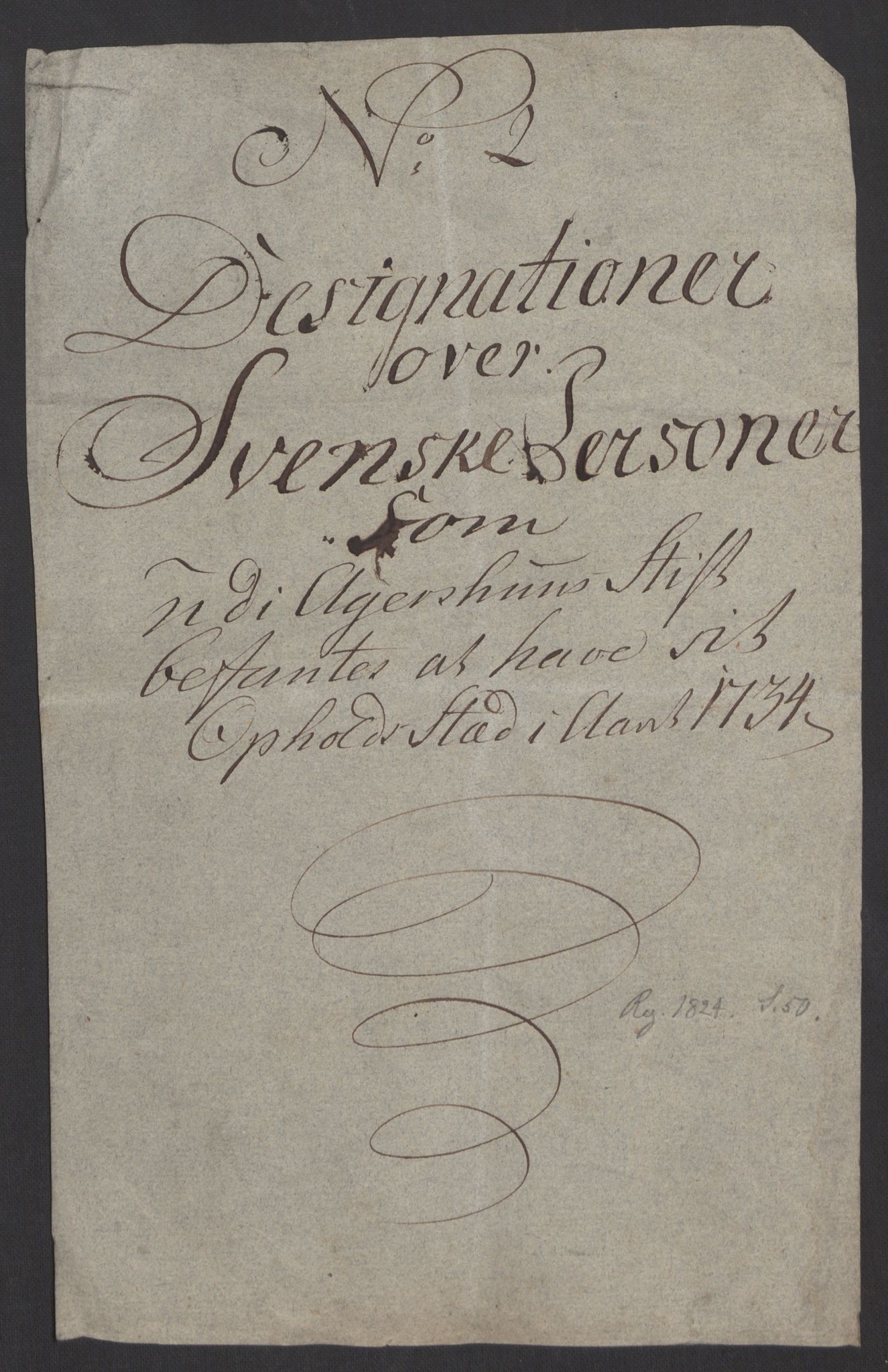 Kristiania stiftamt, SAO/A-10386/G/Gc/L0002: Utlendinger i Akershus stift, 1734-1735, p. 93