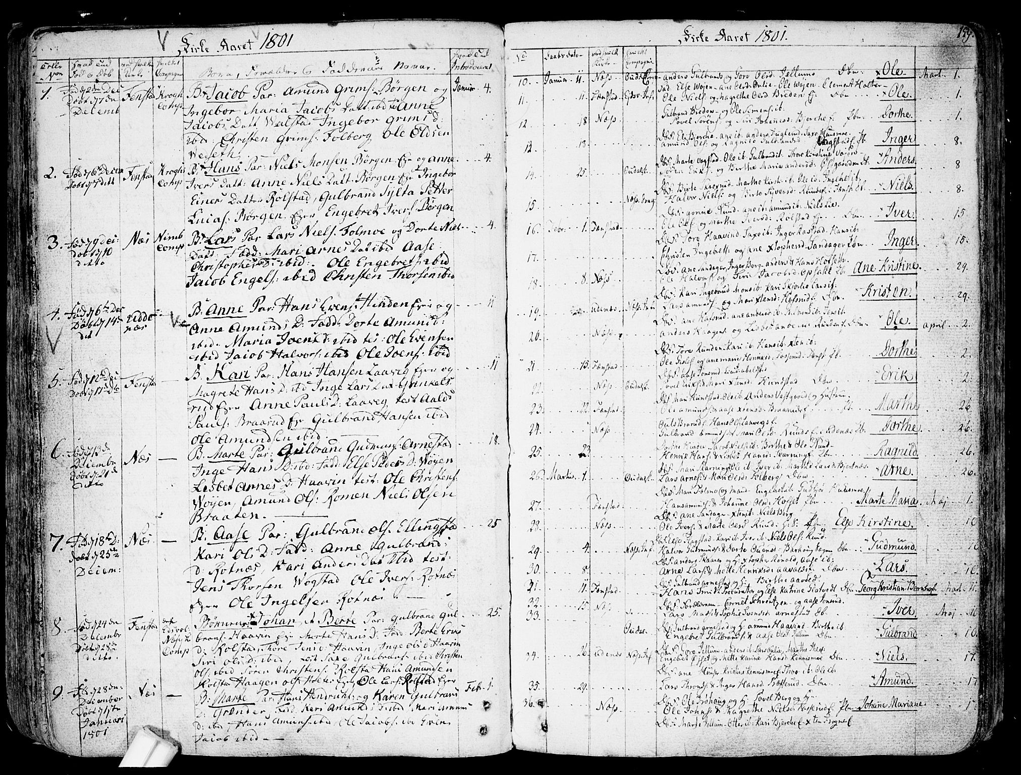 Nes prestekontor Kirkebøker, SAO/A-10410/F/Fa/L0004: Parish register (official) no. I 4, 1781-1816, p. 159