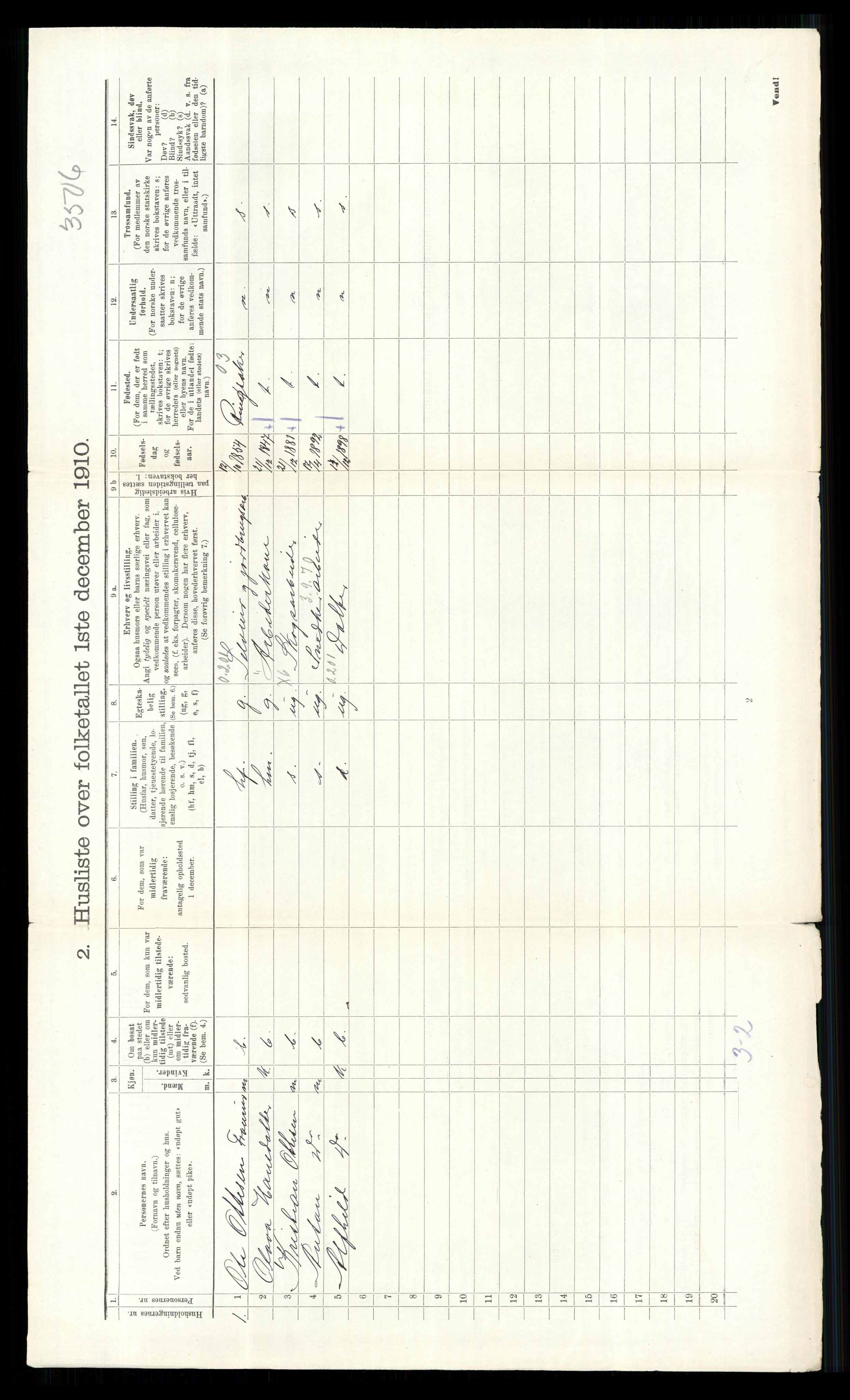 RA, 1910 census for Eidsvoll, 1910, p. 999