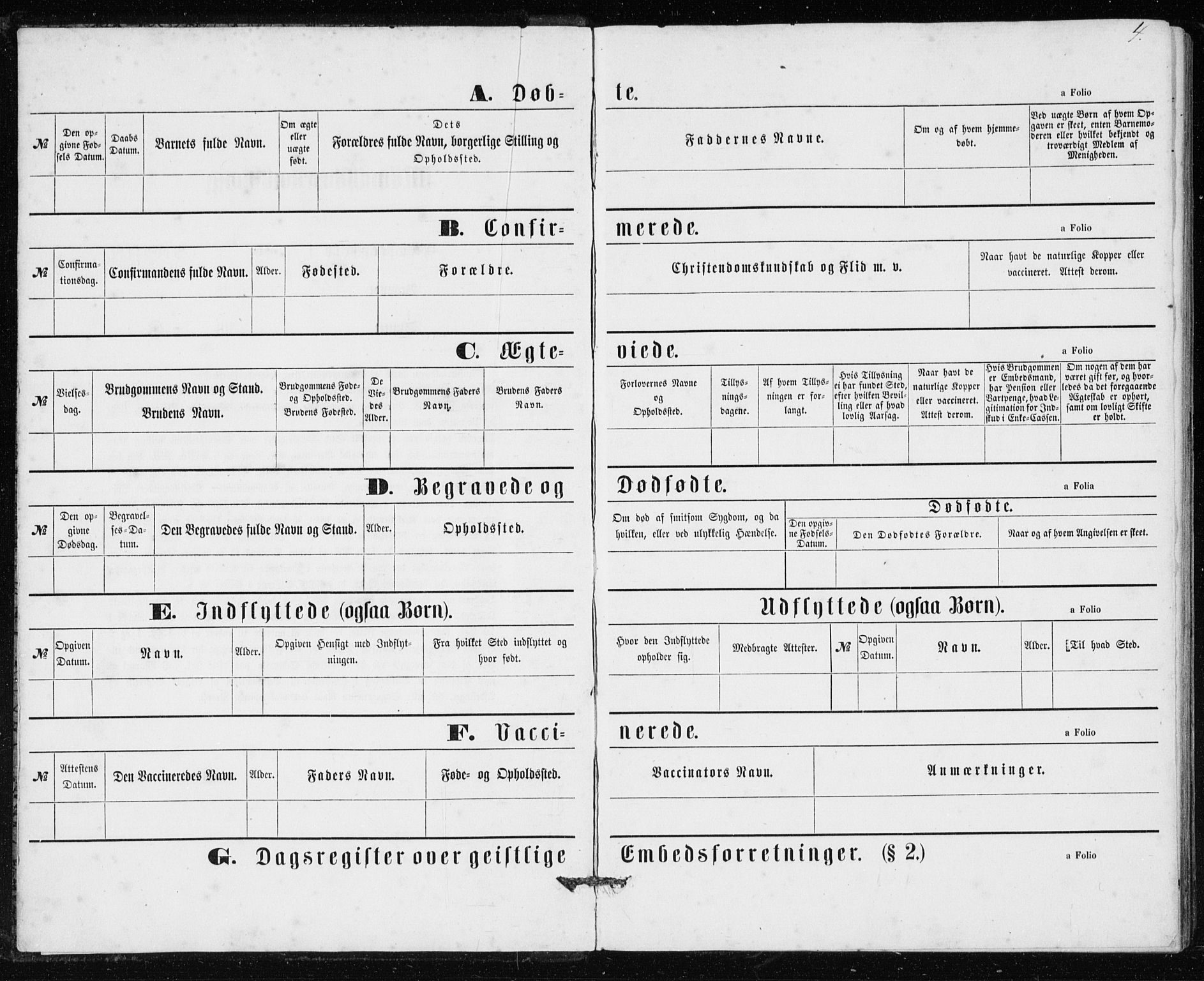 Lindås Sokneprestembete, SAB/A-76701/H/Haa: Parish register (official) no. A 17, 1874-1877, p. 4