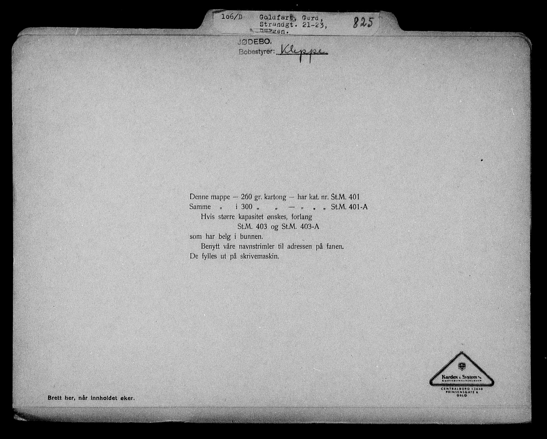 Justisdepartementet, Tilbakeføringskontoret for inndratte formuer, AV/RA-S-1564/H/Hc/Hcd/L0996: --, 1945-1947, p. 41