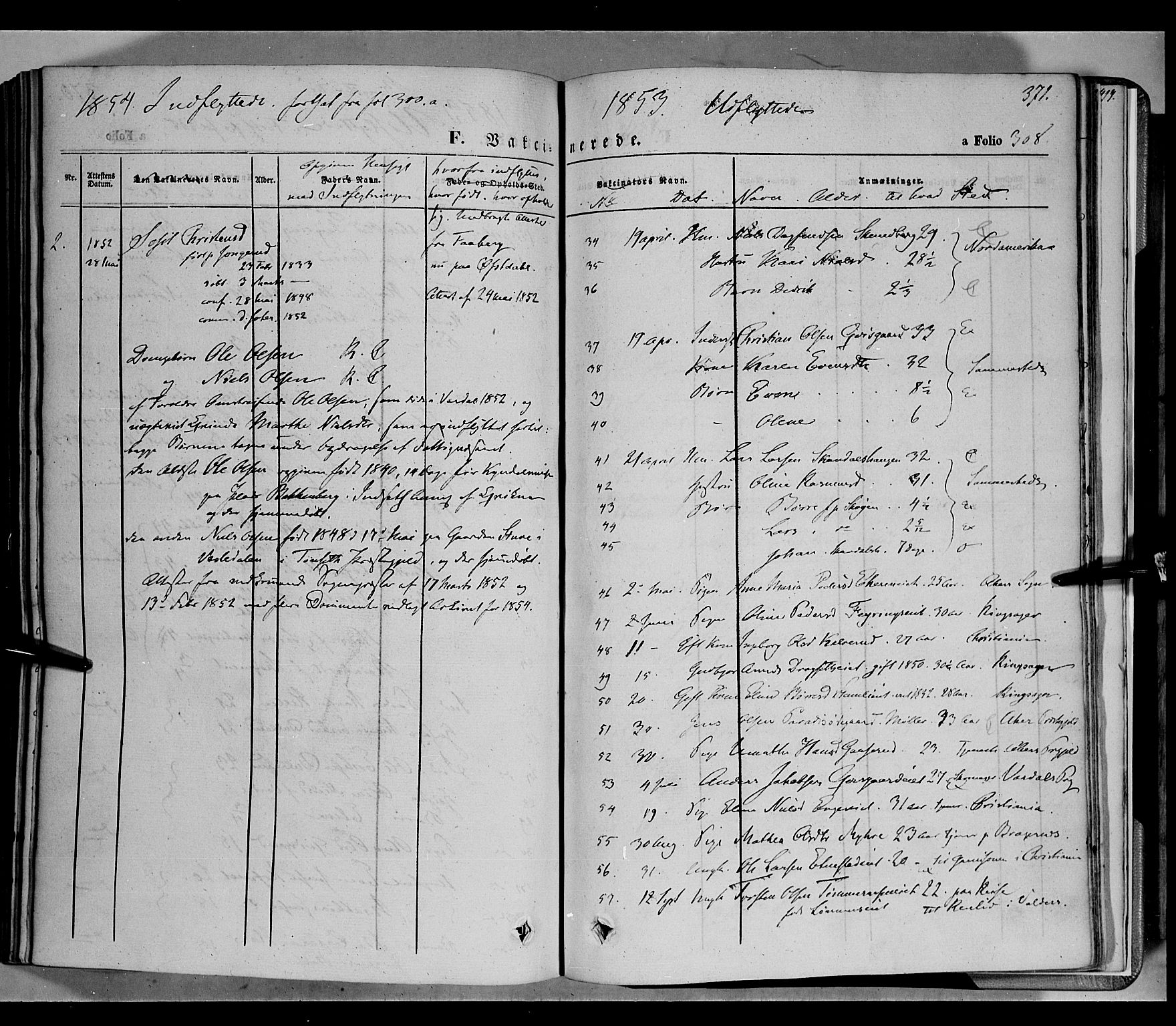 Biri prestekontor, AV/SAH-PREST-096/H/Ha/Haa/L0005: Parish register (official) no. 5, 1843-1854, p. 371