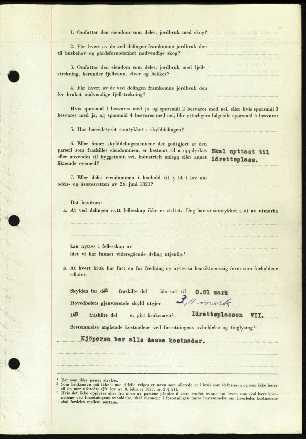 Romsdal sorenskriveri, AV/SAT-A-4149/1/2/2C: Mortgage book no. A26, 1948-1948, Diary no: : 1945/1948