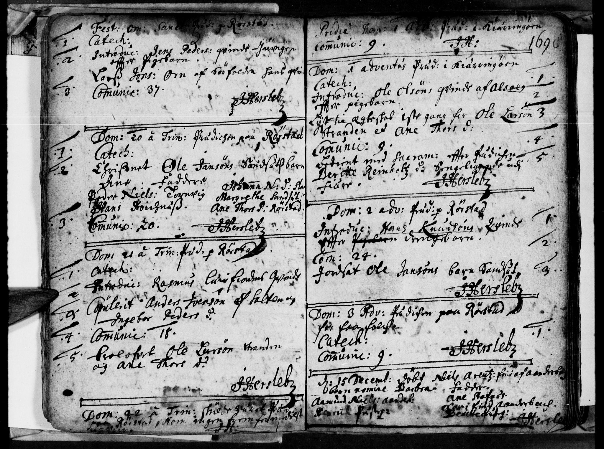 Ministerialprotokoller, klokkerbøker og fødselsregistre - Nordland, AV/SAT-A-1459/853/L0764: Parish register (official) no. 853A03, 1697-1715