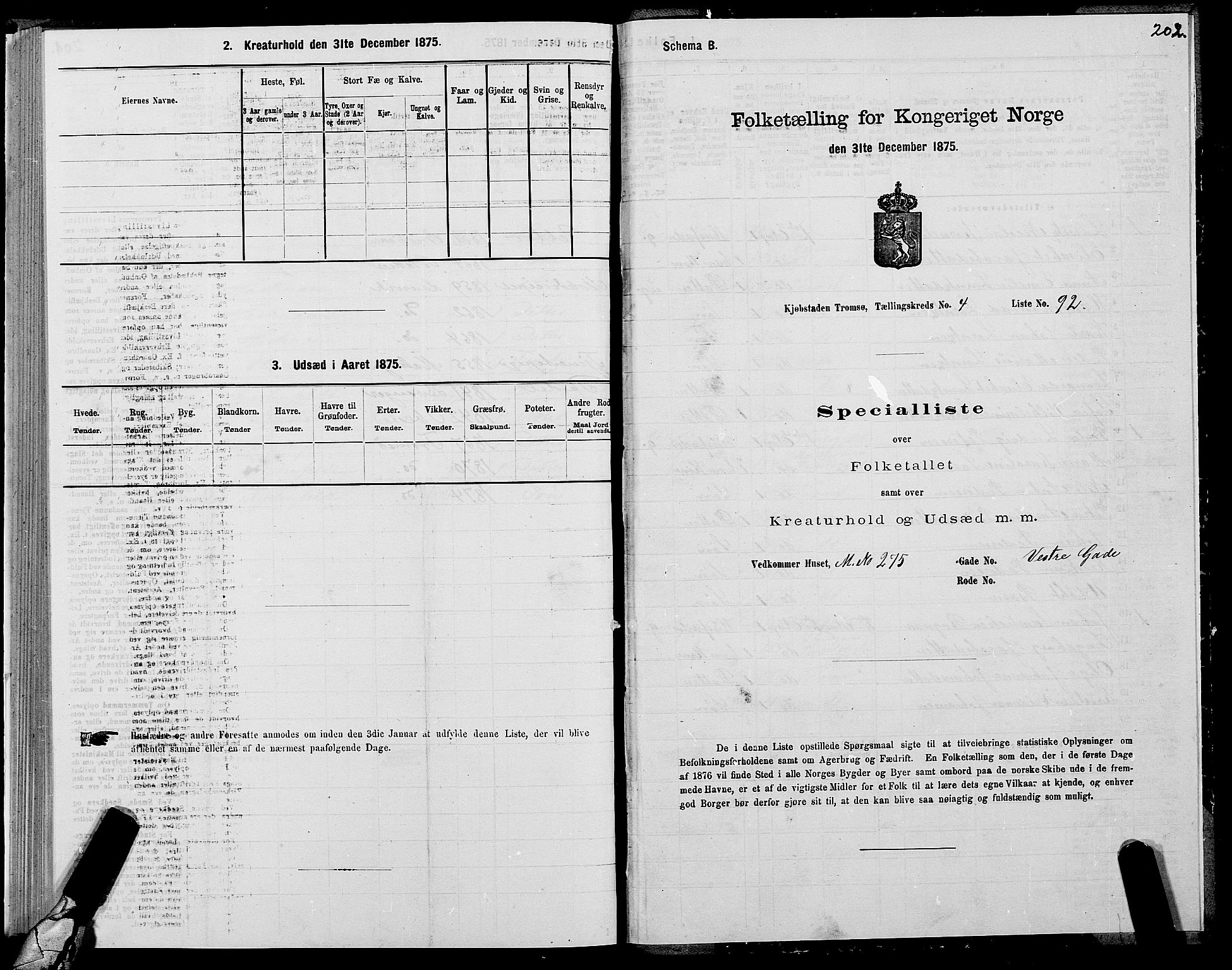 SATØ, 1875 census for 1902P Tromsø, 1875, p. 3202