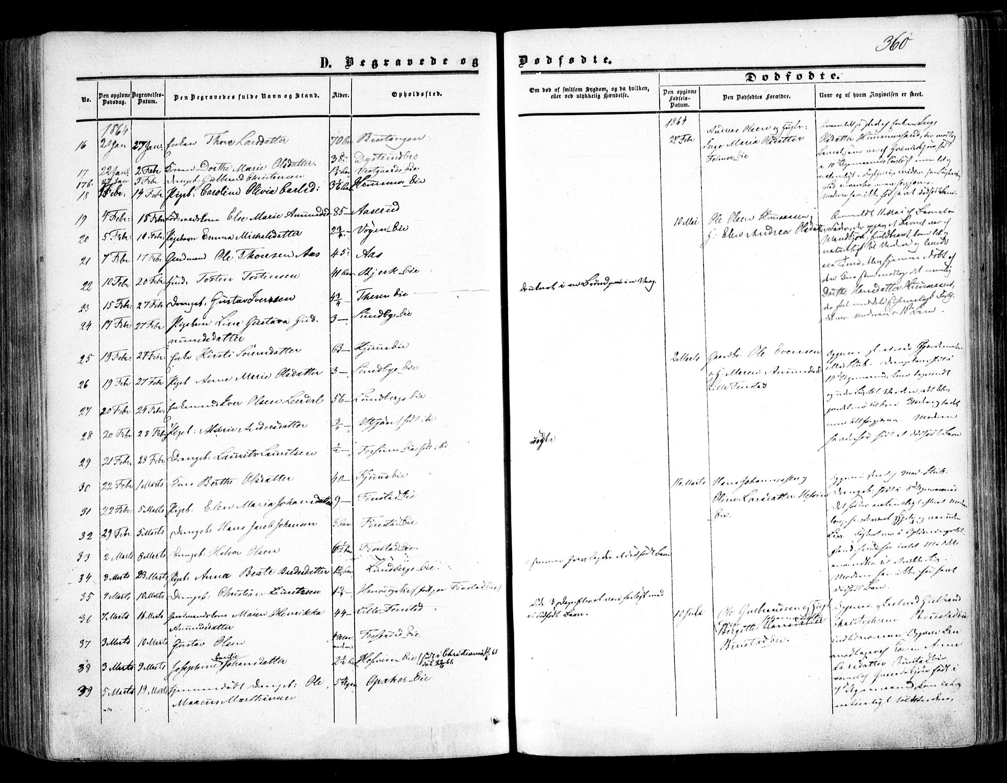 Nes prestekontor Kirkebøker, SAO/A-10410/F/Fa/L0008: Parish register (official) no. I 8, 1859-1874, p. 360