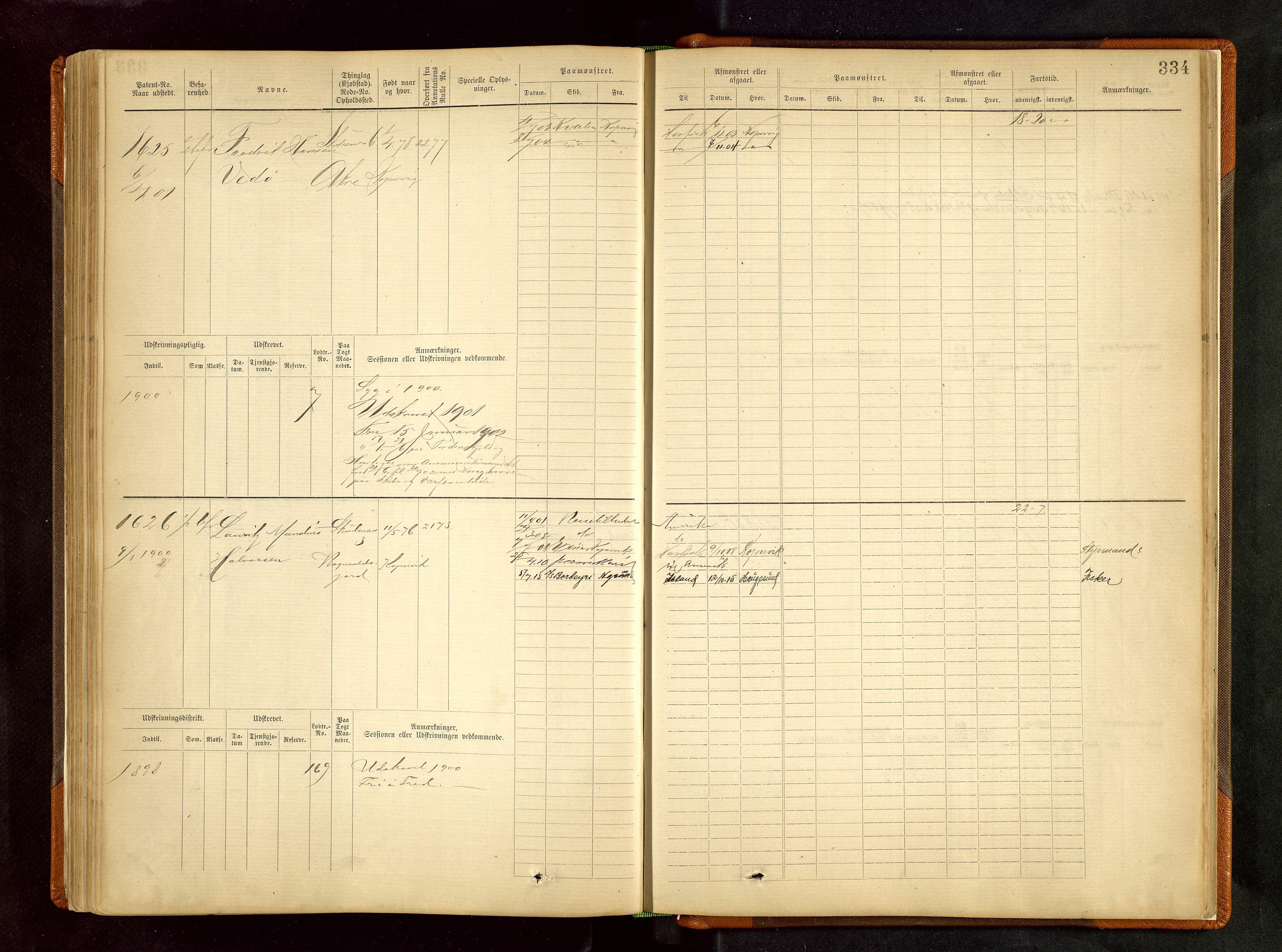 Haugesund sjømannskontor, AV/SAST-A-102007/F/Fb/Fbb/L0002: Sjøfartsrulle Skudenes kretsnr. 959-2439, 1860-1948, p. 334