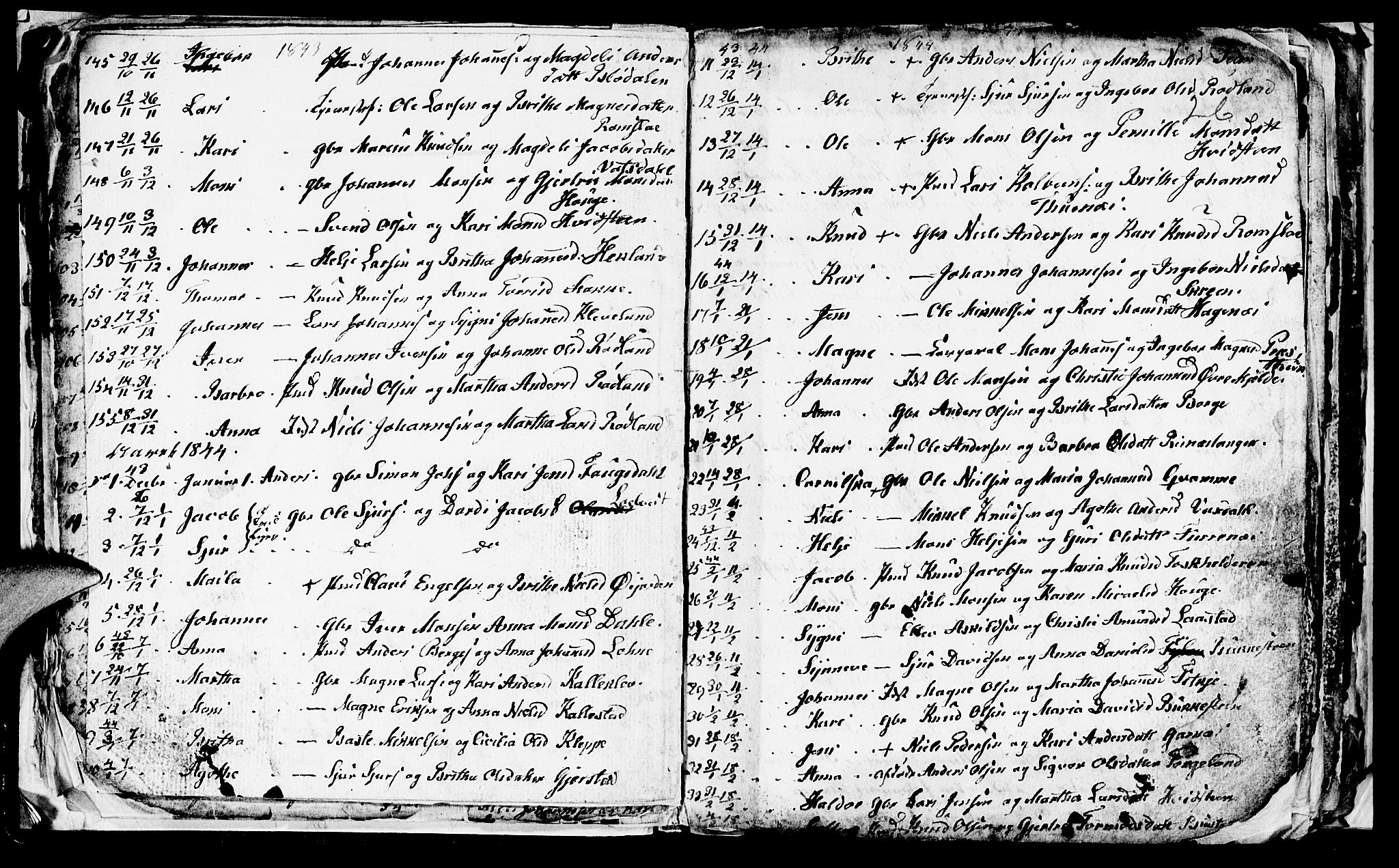 Haus sokneprestembete, AV/SAB-A-75601/H/Hab: Parish register (copy) no. A 1, 1830-1855, p. 26