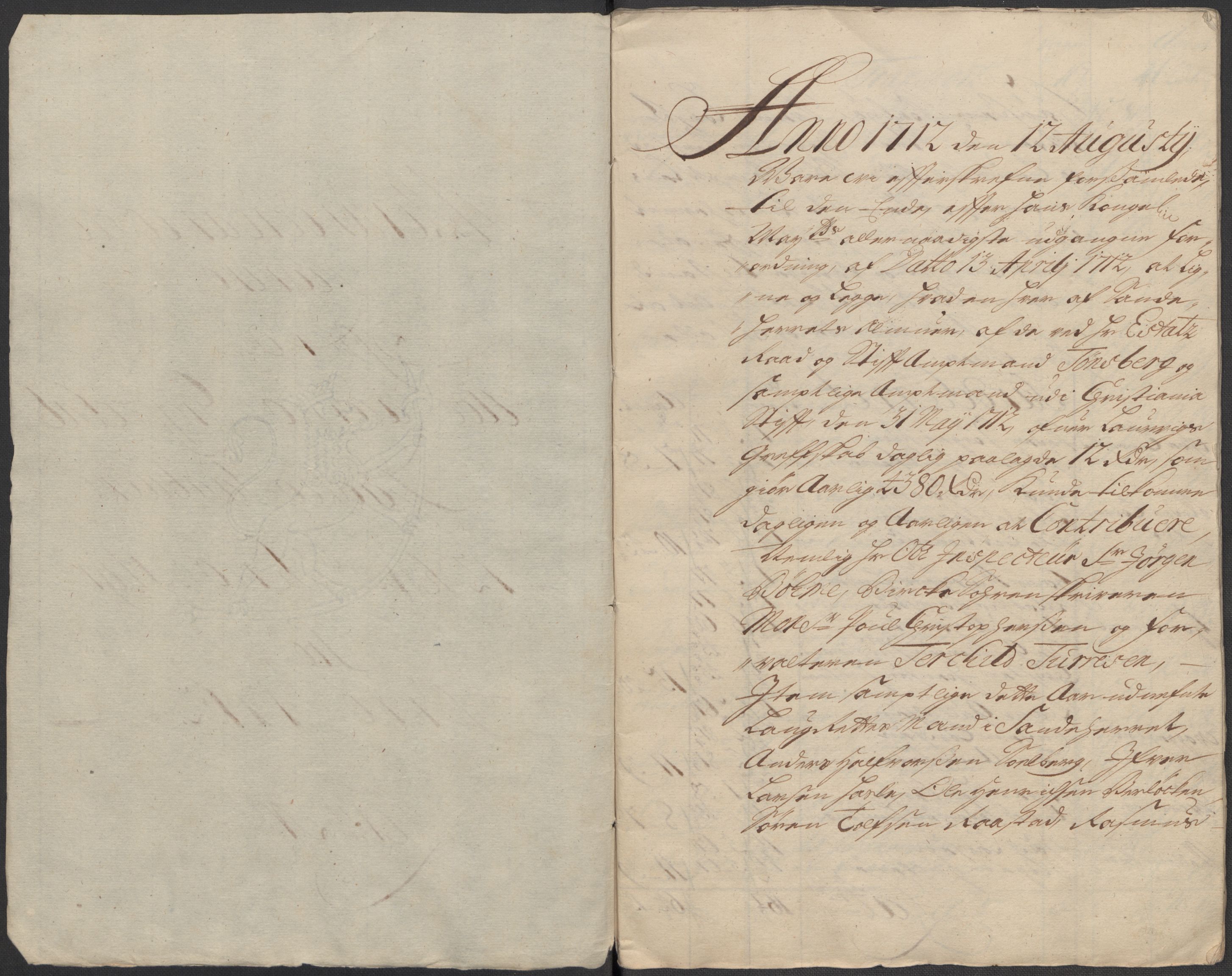 Rentekammeret inntil 1814, Reviderte regnskaper, Fogderegnskap, RA/EA-4092/R33/L1984: Fogderegnskap Larvik grevskap, 1712, p. 190