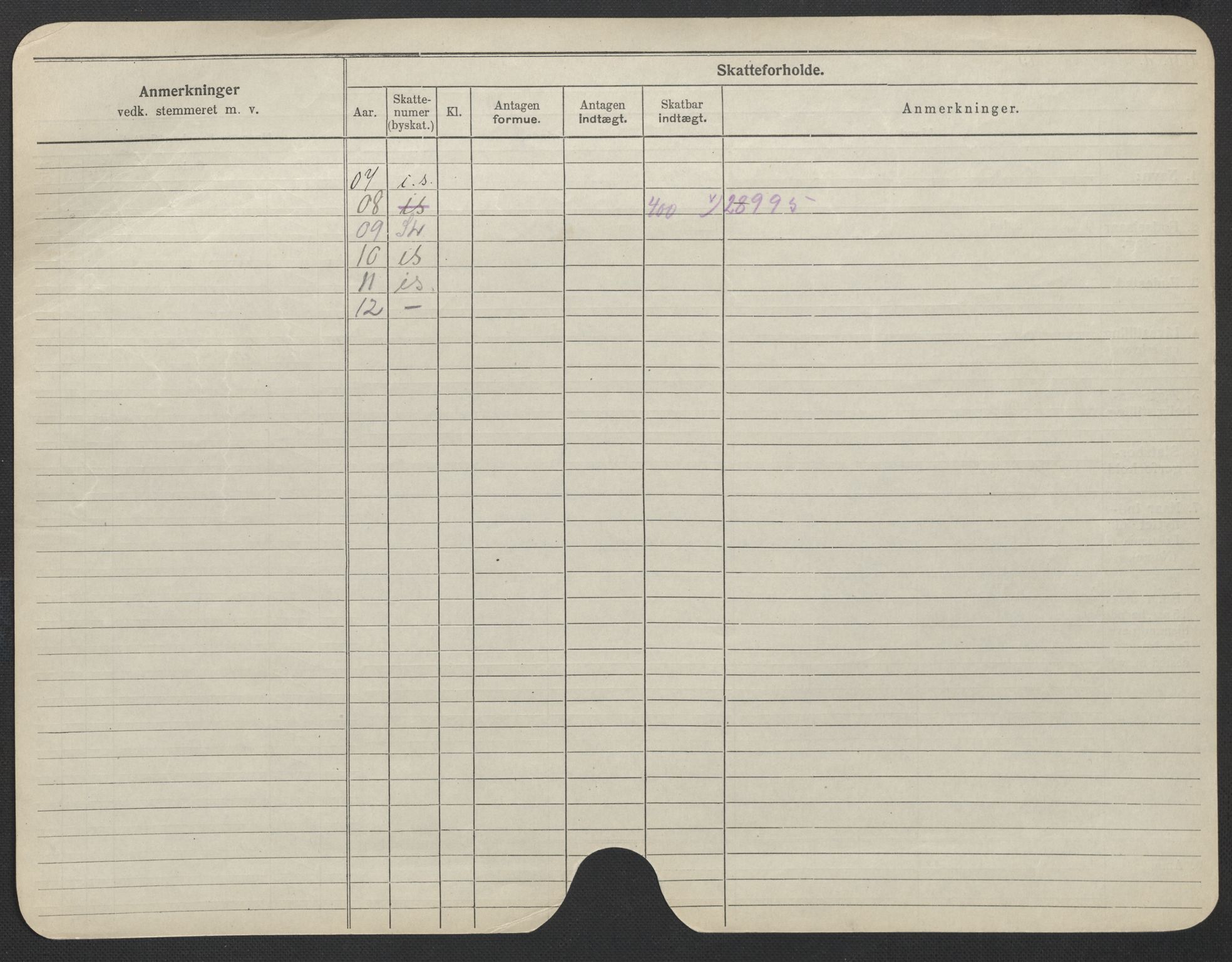 Oslo folkeregister, Registerkort, AV/SAO-A-11715/F/Fa/Fac/L0022: Kvinner, 1906-1914, p. 619b