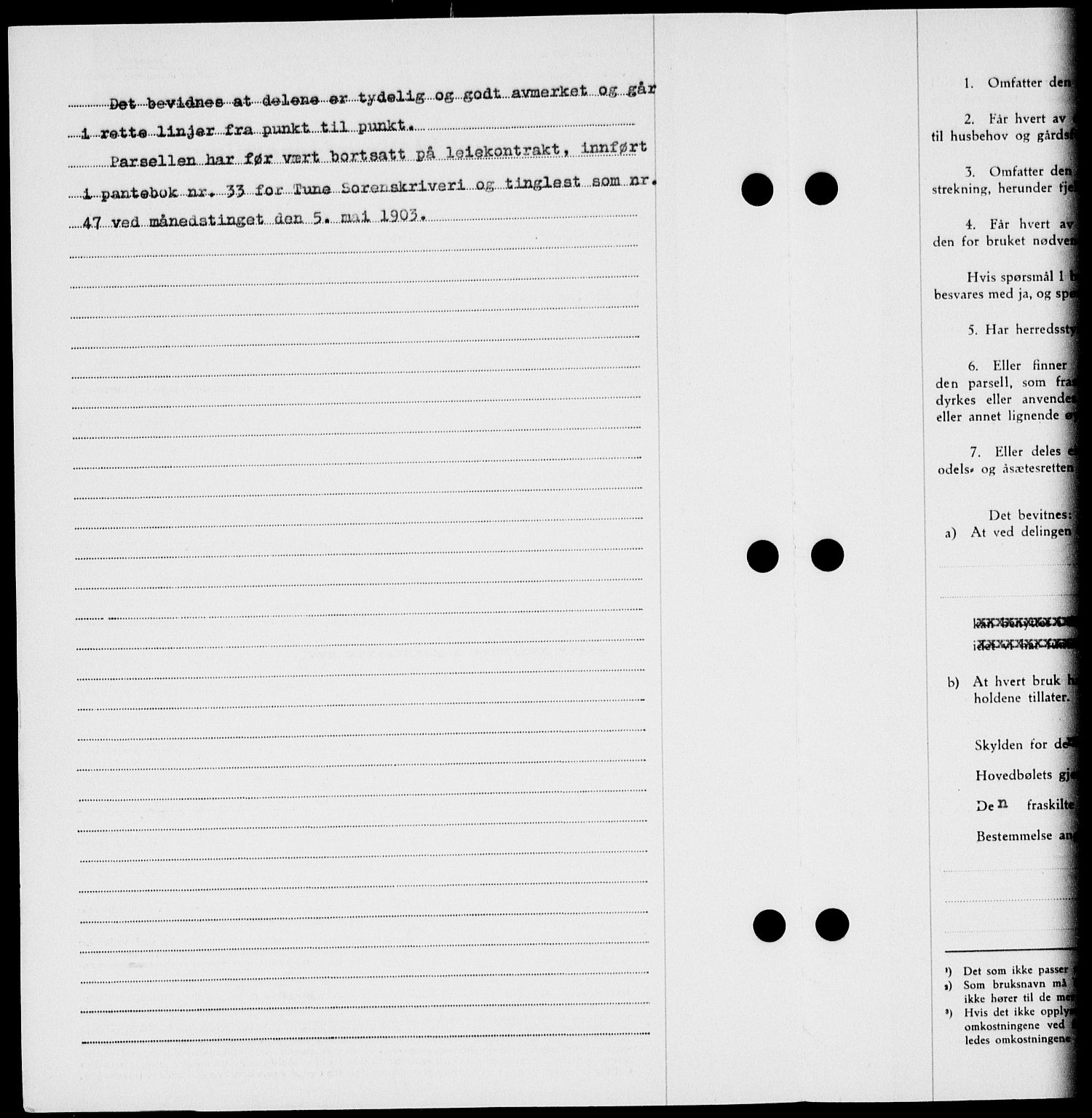 Onsøy sorenskriveri, SAO/A-10474/G/Ga/Gab/L0021: Mortgage book no. II A-21, 1947-1947, Diary no: : 3065/1947