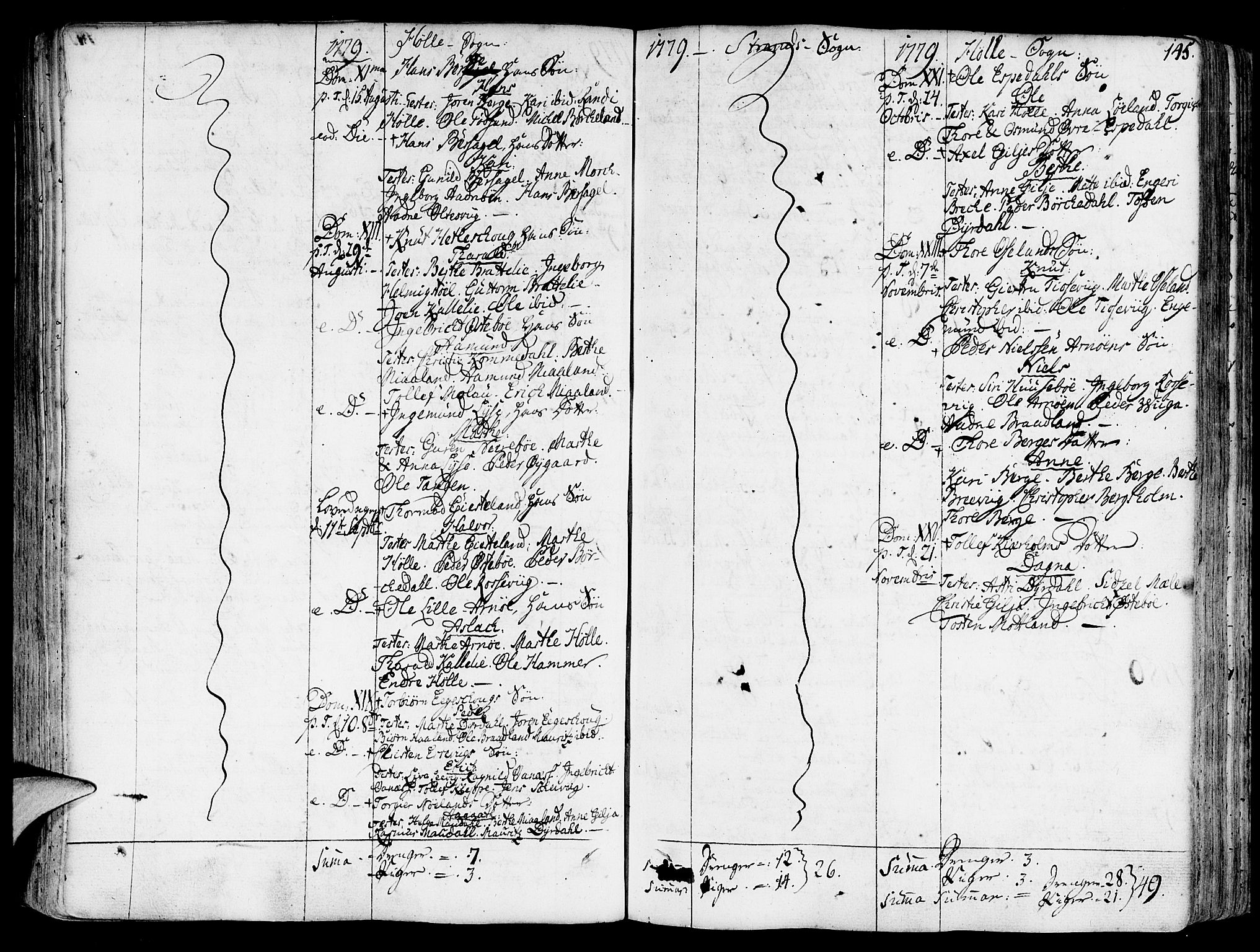 Strand sokneprestkontor, SAST/A-101828/H/Ha/Haa/L0003: Parish register (official) no. A 3, 1769-1816, p. 145