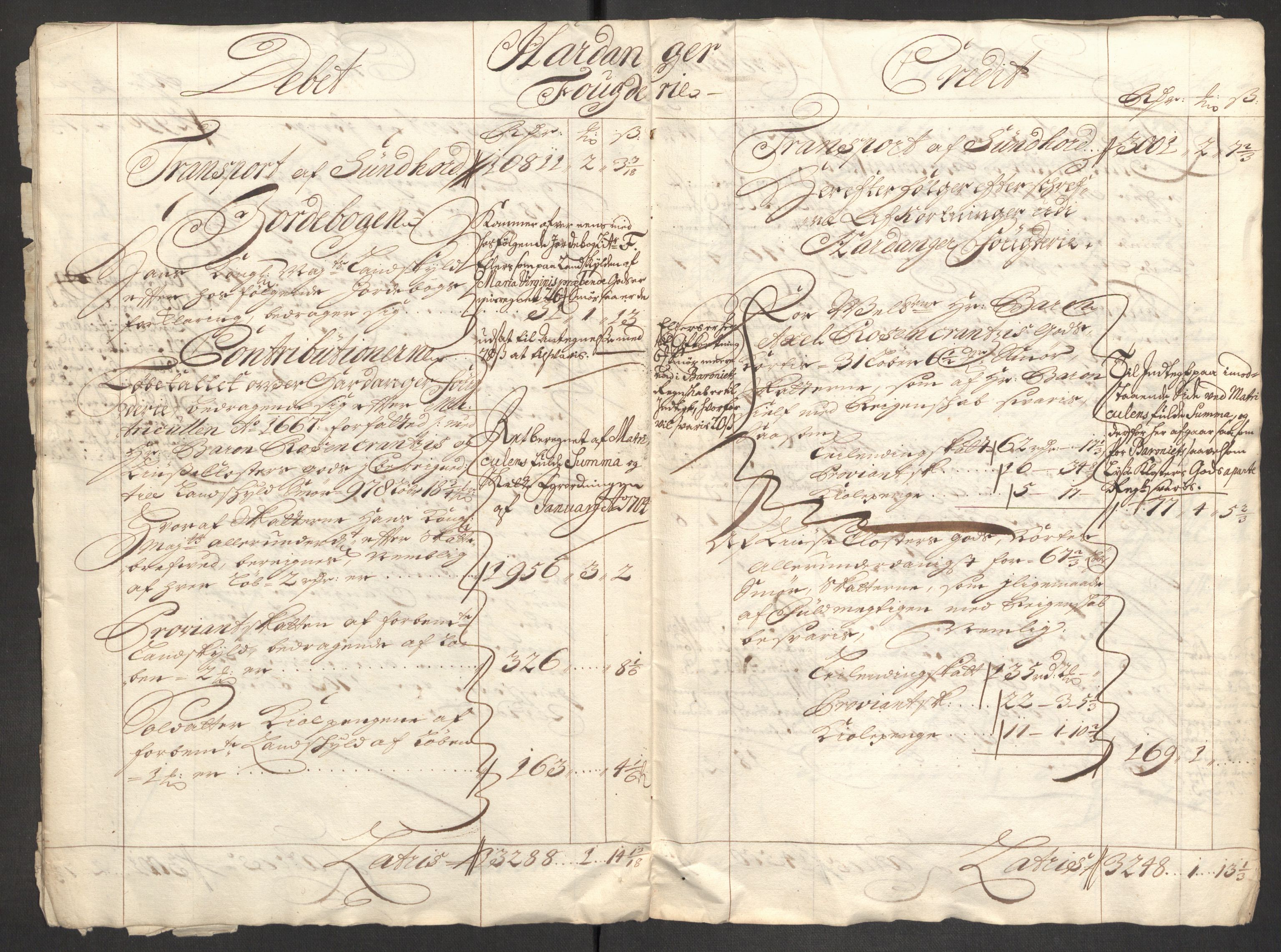 Rentekammeret inntil 1814, Reviderte regnskaper, Fogderegnskap, AV/RA-EA-4092/R48/L2982: Fogderegnskap Sunnhordland og Hardanger, 1704, p. 16