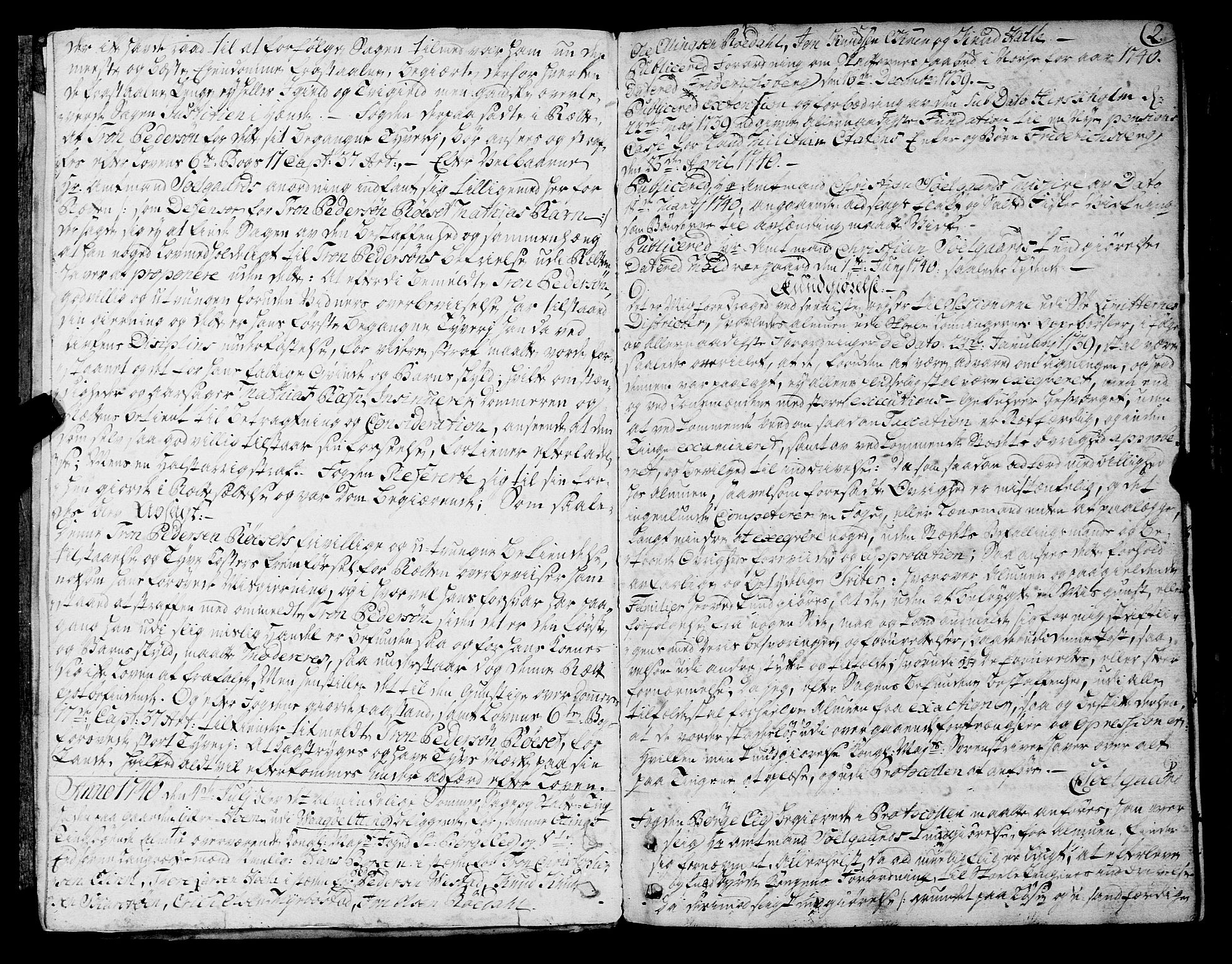 Romsdal sorenskriveri, SAT/A-4149/1/1/1A/L0012: Tingbok, 1740-1749, p. 1b-2a