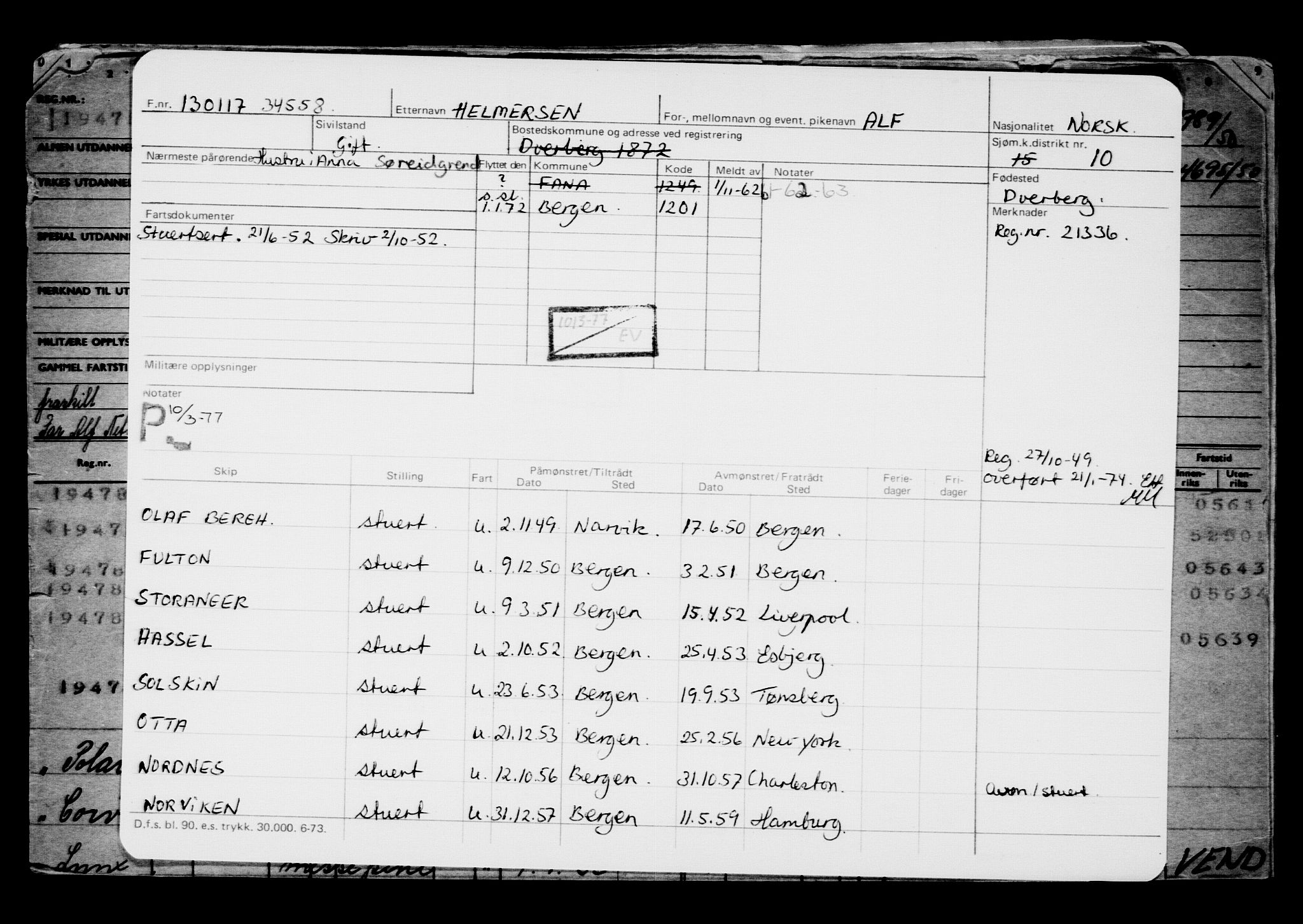 Direktoratet for sjømenn, AV/RA-S-3545/G/Gb/L0145: Hovedkort, 1917, p. 229