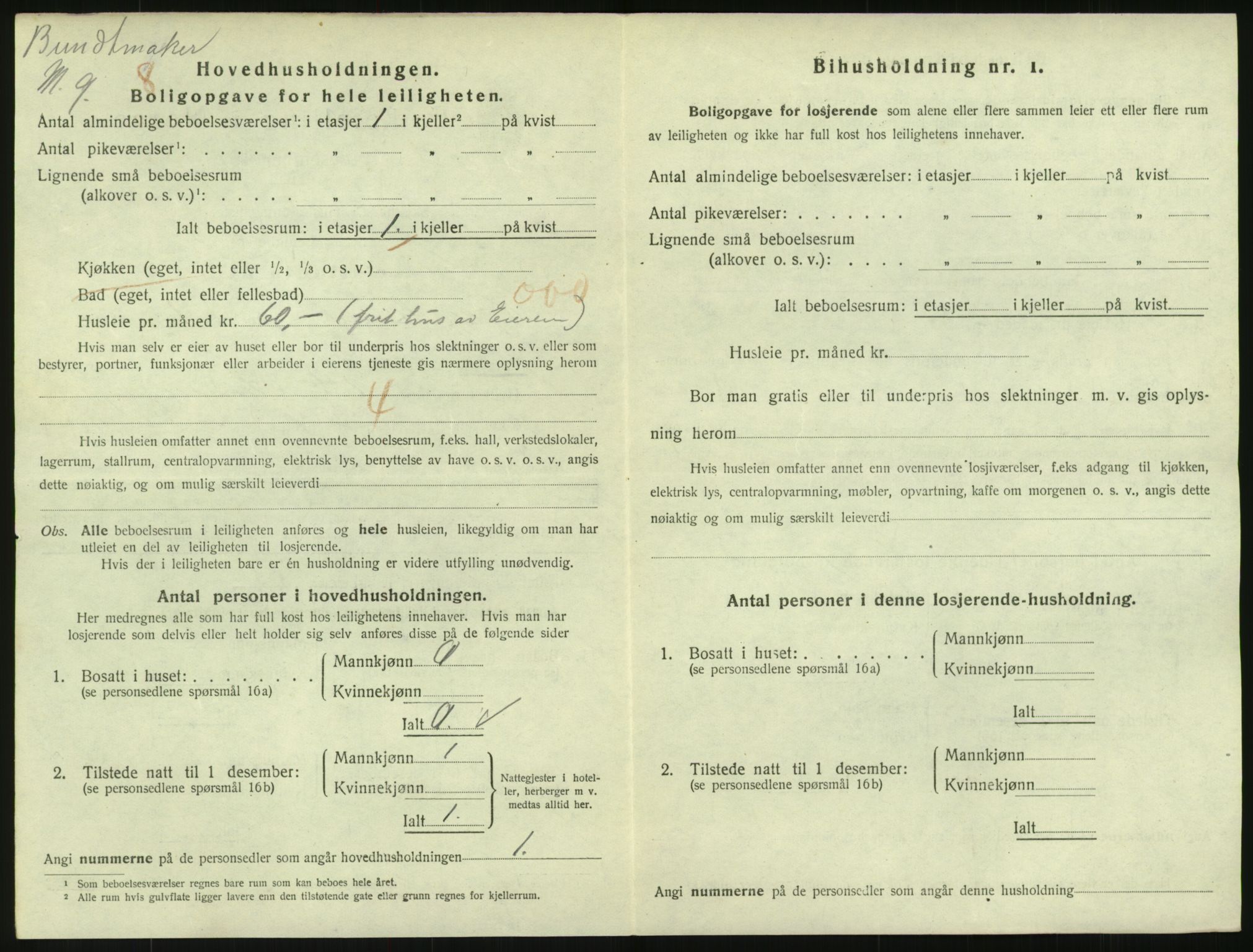 SAO, 1920 census for Kristiania, 1920, p. 52353