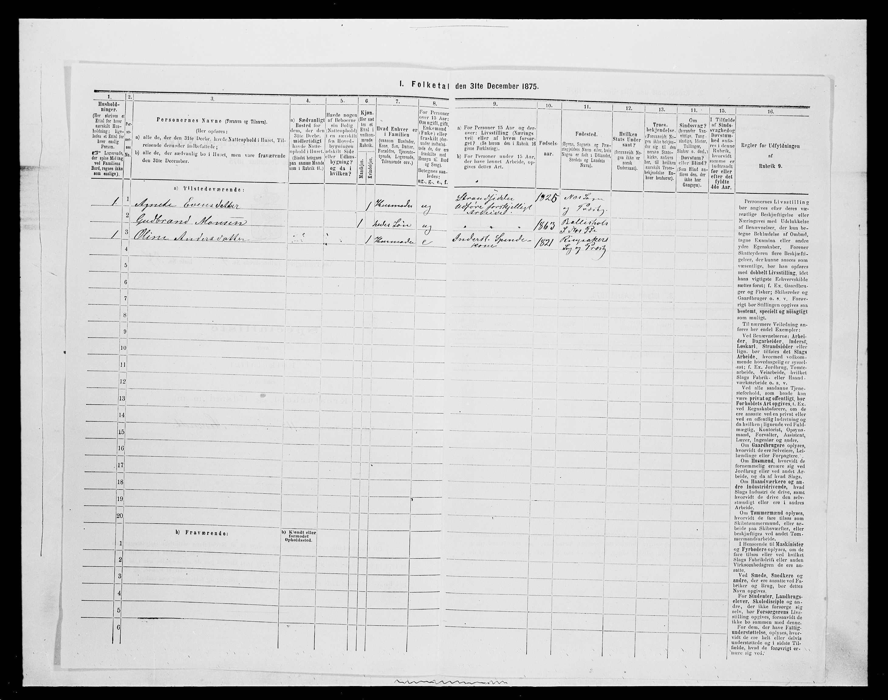 SAH, 1875 census for 0411P Nes, 1875, p. 780