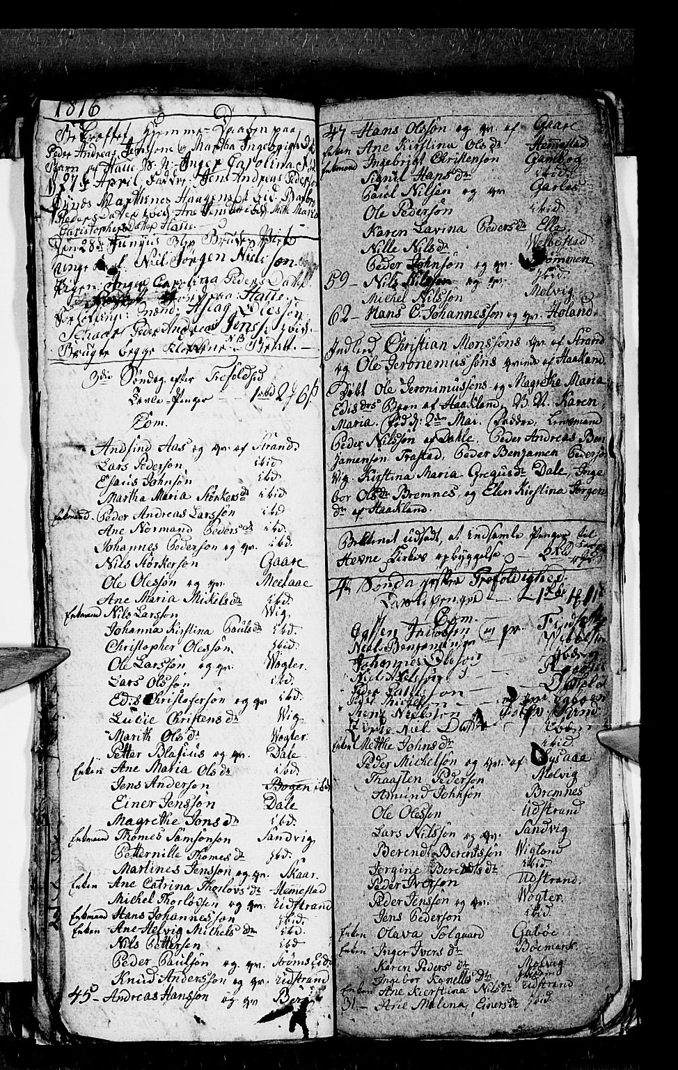 Kvæfjord sokneprestkontor, AV/SATØ-S-1323/G/Ga/Gab/L0001klokker: Parish register (copy) no. 1, 1806-1824