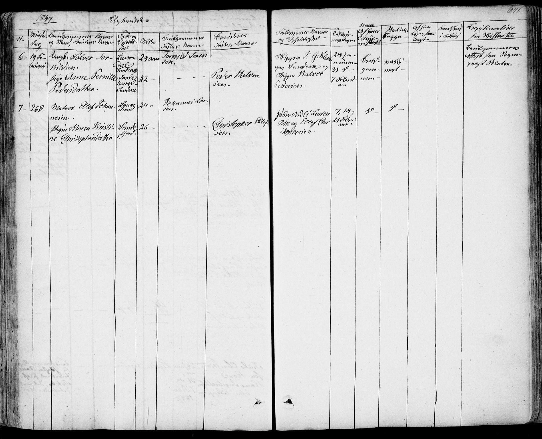 Sandar kirkebøker, SAKO/A-243/F/Fa/L0005: Parish register (official) no. 5, 1832-1847, p. 670-671