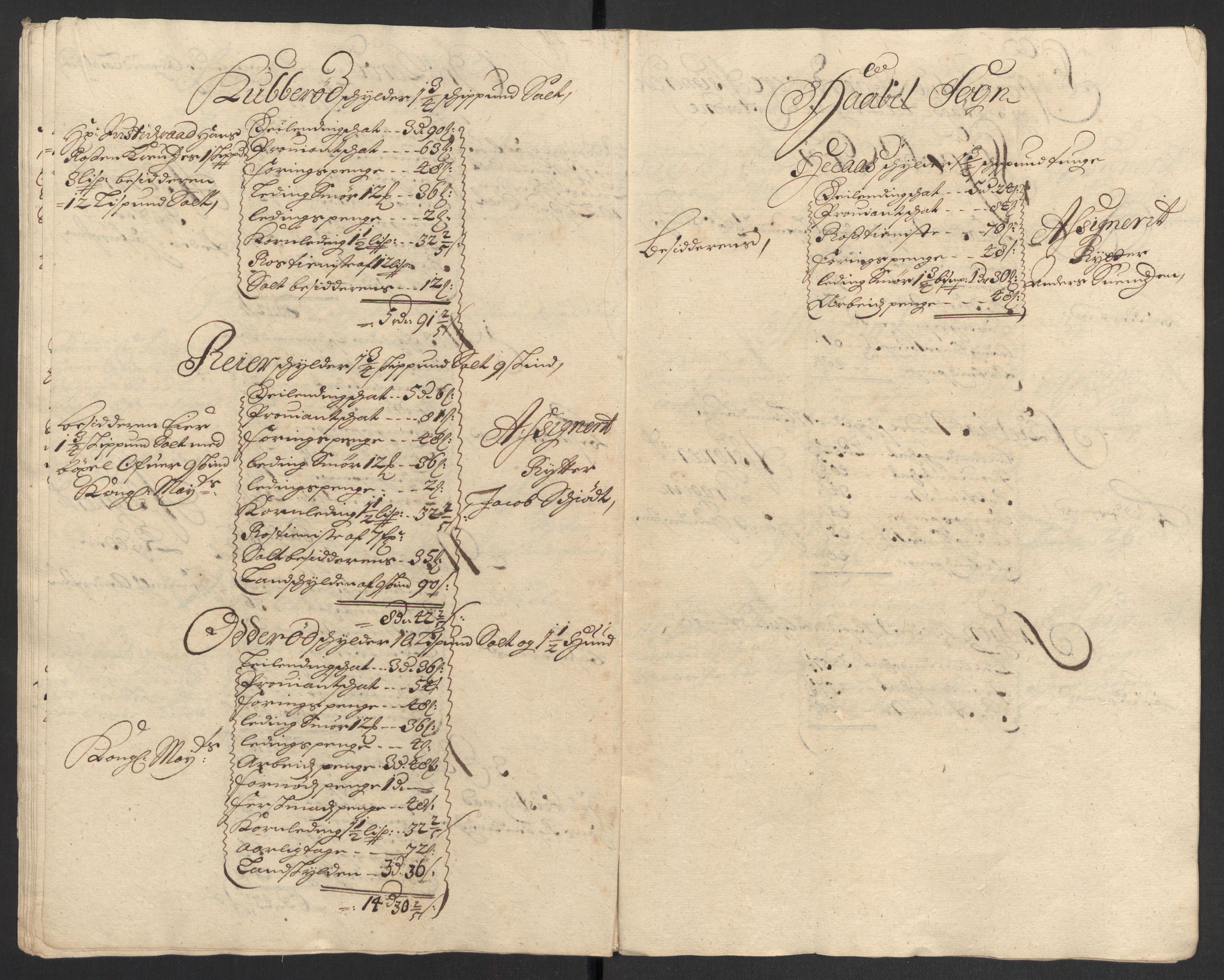 Rentekammeret inntil 1814, Reviderte regnskaper, Fogderegnskap, AV/RA-EA-4092/R04/L0125: Fogderegnskap Moss, Onsøy, Tune, Veme og Åbygge, 1697, p. 105