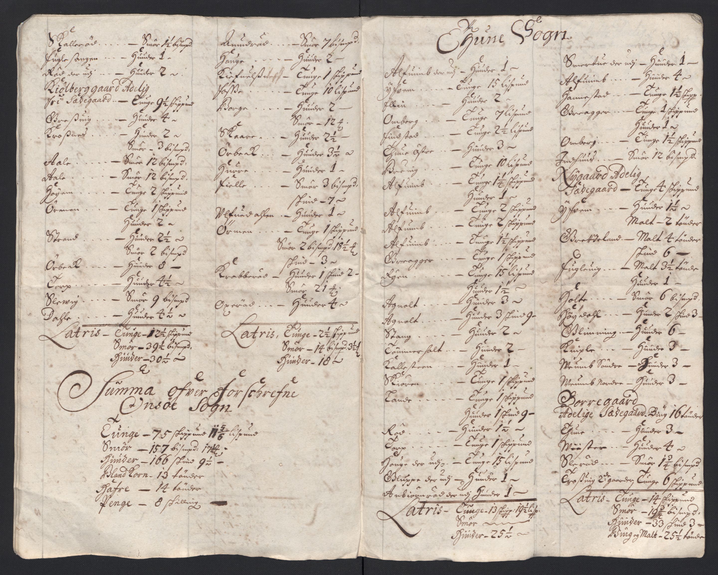 Rentekammeret inntil 1814, Reviderte regnskaper, Fogderegnskap, AV/RA-EA-4092/R04/L0129: Fogderegnskap Moss, Onsøy, Tune, Veme og Åbygge, 1700, p. 557