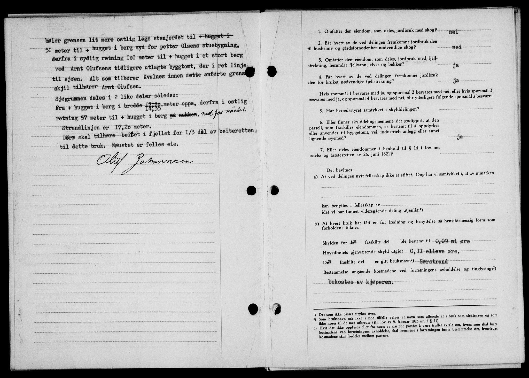 Lofoten sorenskriveri, SAT/A-0017/1/2/2C/L0009a: Mortgage book no. 9a, 1941-1942, Diary no: : 69/1942