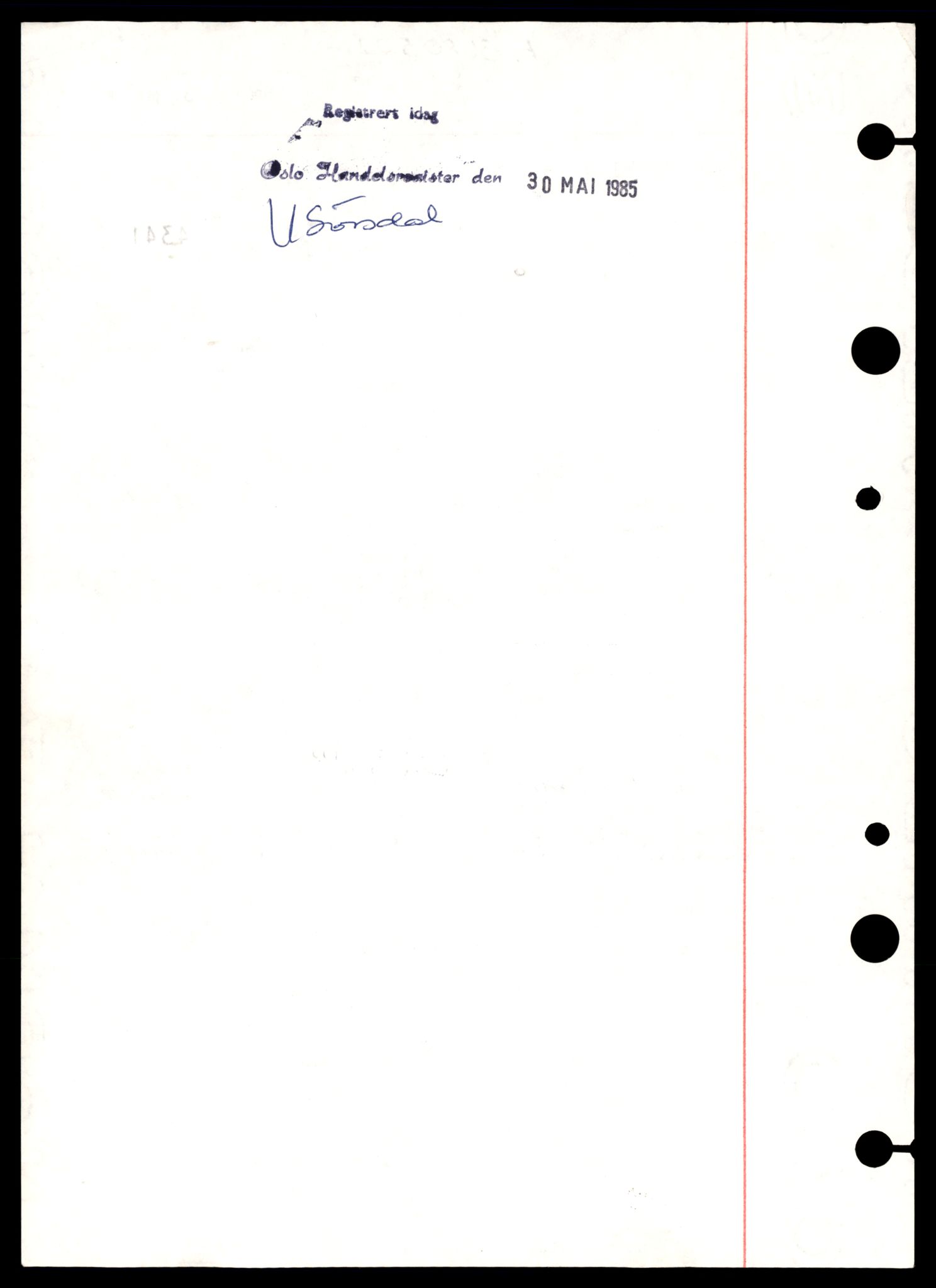 Oslo byfogd, Handelsregisteret, SAT/A-10867/G/Gb/Gbb/L0097: Registreringsmeldinger, Hi-J, 1987, p. 2