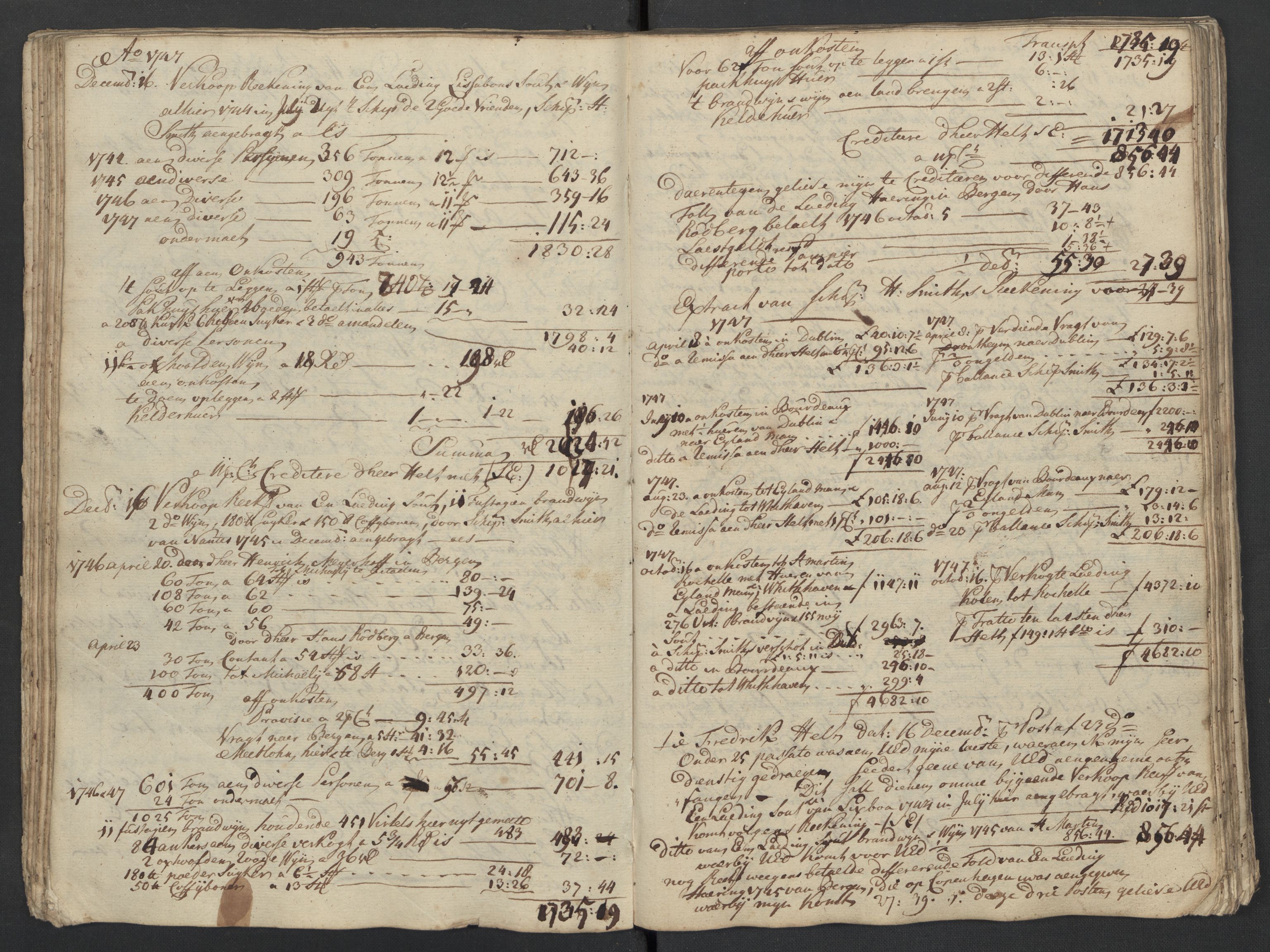 Pa 0119 - Smith, Lauritz Andersen og Lauritz Lauritzen, SAST/A-100231/O/L0001: Kopibøker m.m., 1746-1755, p. 57