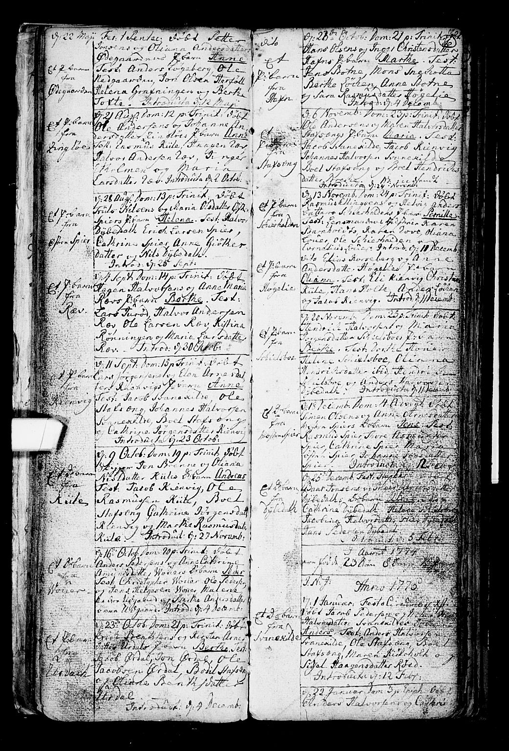 Hvaler prestekontor Kirkebøker, AV/SAO-A-2001/F/Fa/L0003: Parish register (official) no. I 3, 1758-1796, p. 36