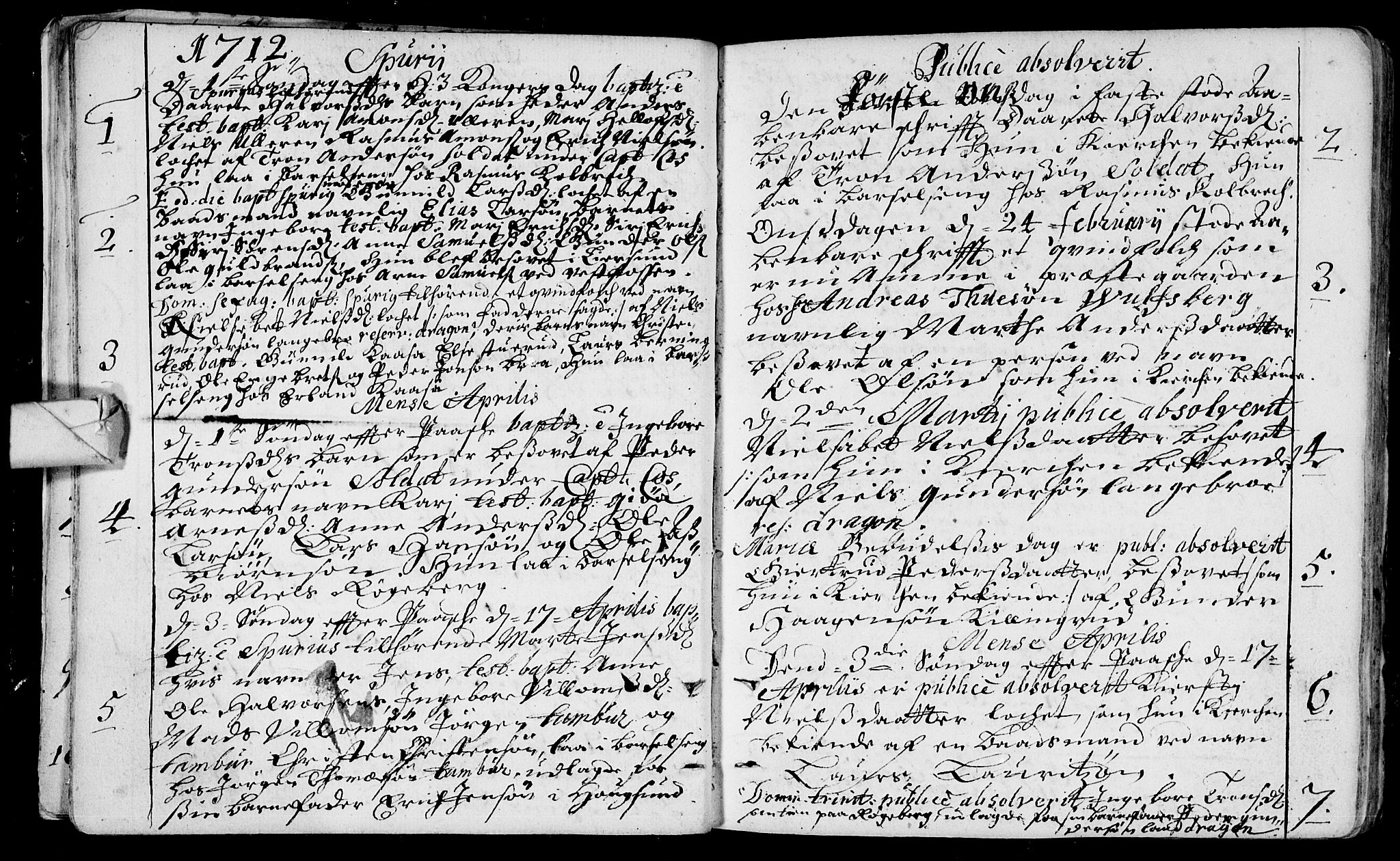 Eiker kirkebøker, AV/SAKO-A-4/F/Fa/L0004: Parish register (official) no. I 4, 1705-1763