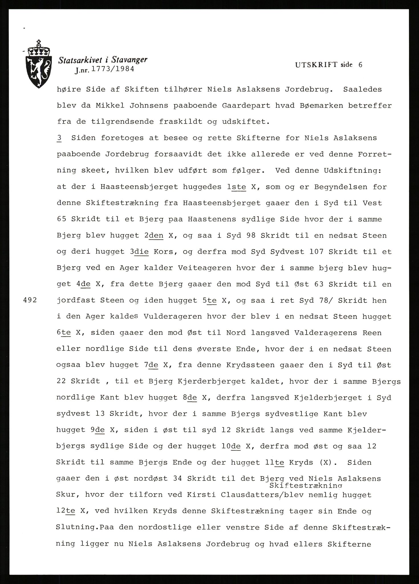 Statsarkivet i Stavanger, AV/SAST-A-101971/03/Y/Yj/L0095: Avskrifter sortert etter gårdsnavn: Vik i Skudesnes - Visnes, 1750-1930, p. 613