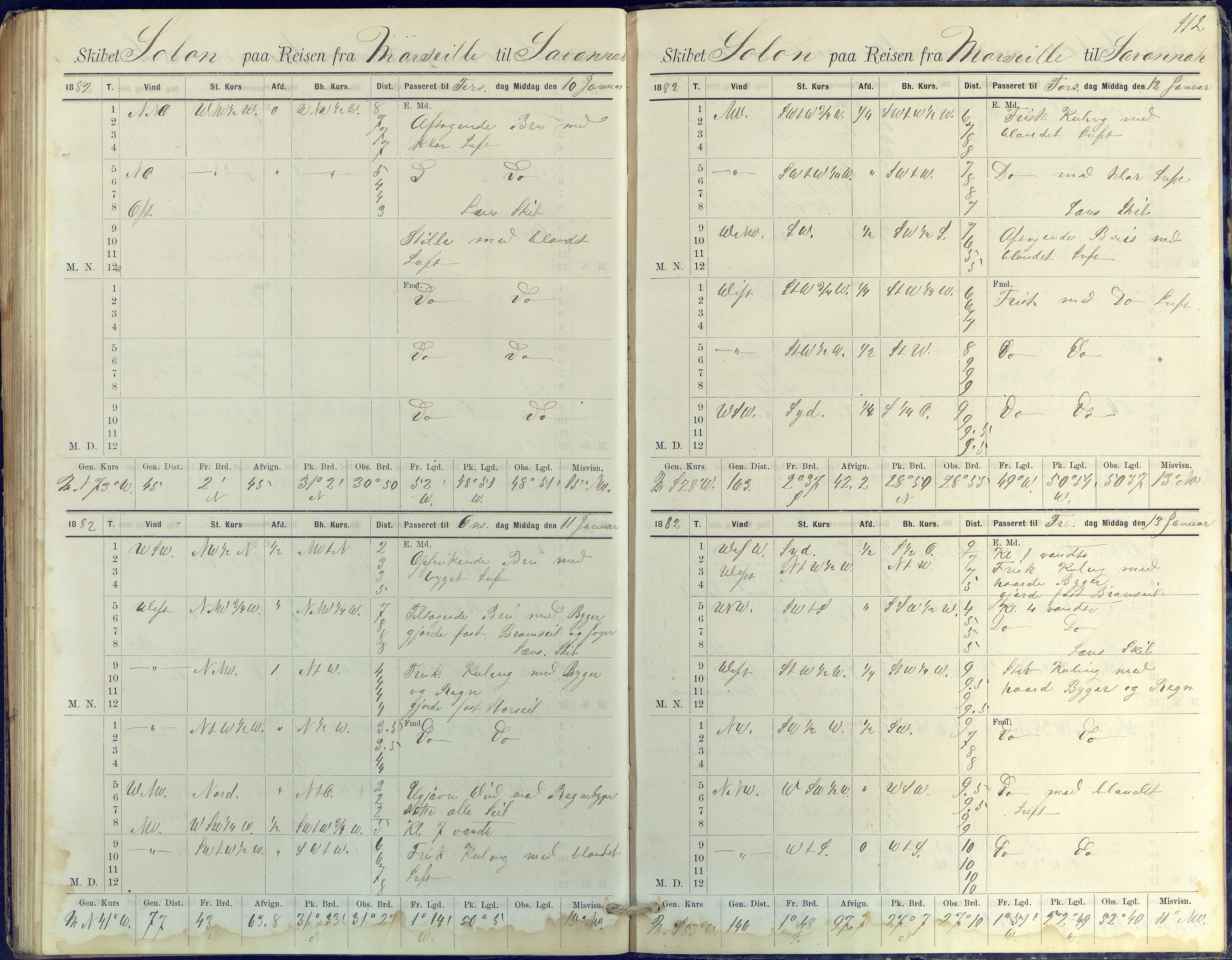 Fartøysarkivet, AAKS/PA-1934/F/L0330: Solon (fregatt), 1880-1882, p. 112