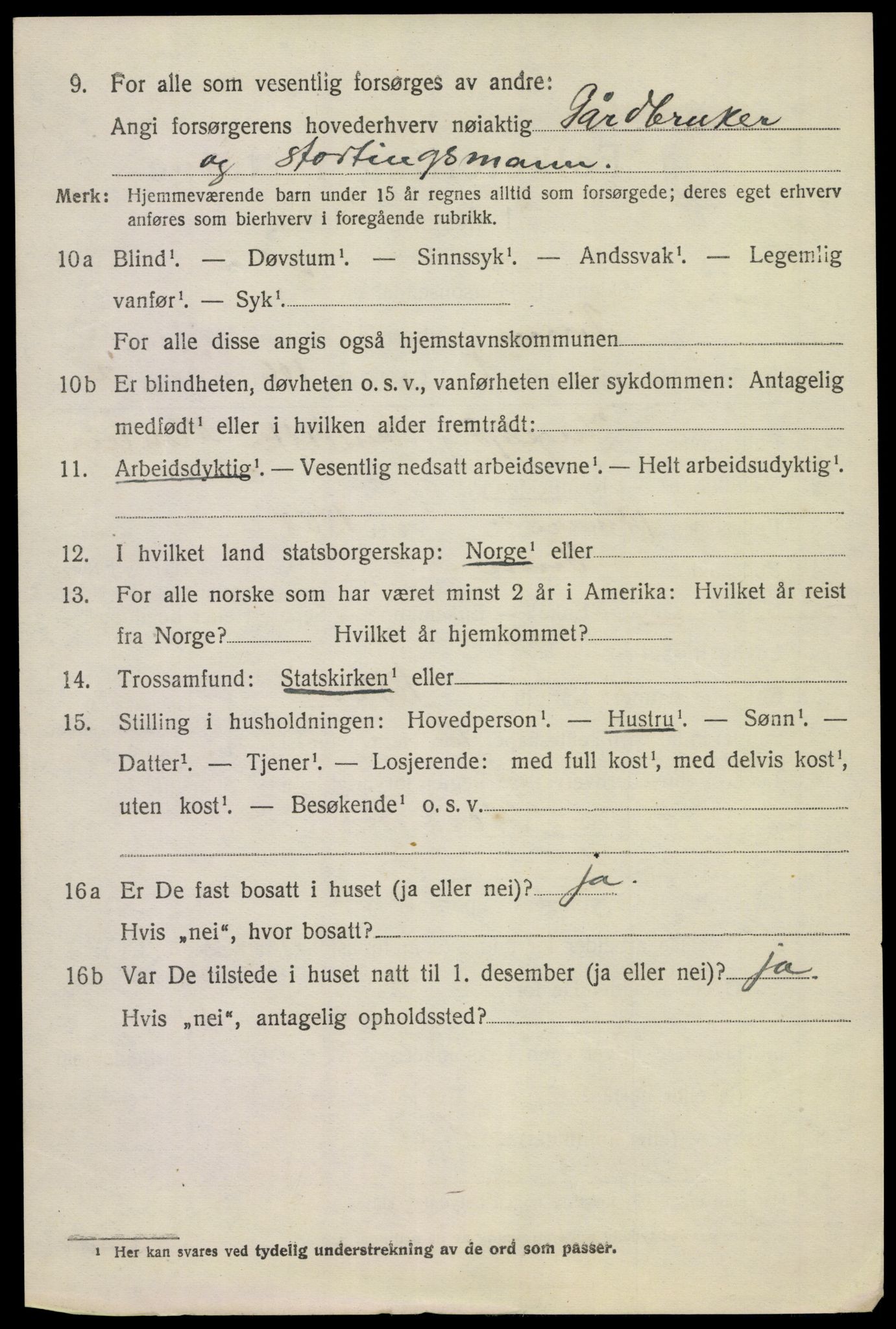 SAKO, 1920 census for Tinn, 1920, p. 6347