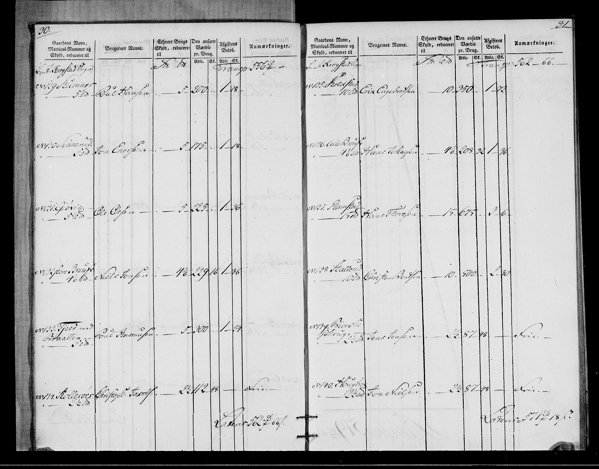 Rentekammeret inntil 1814, Realistisk ordnet avdeling, AV/RA-EA-4070/N/Ne/Nea/L0015: Follo fogderi. Oppebørselsregister, 1803-1804, p. 18