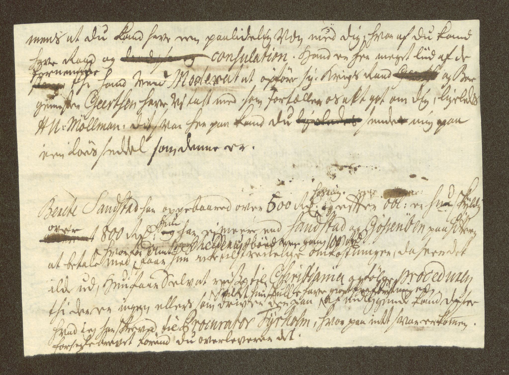 Horneman, AV/SAT-PA-0236/G/L0128: Familiebrev og dokumenter: Hans Hornemans brev hjem under utenlandsopphold 1714-15, brev til konen 1729-42, brev til og fra sønnene 1739-1746 m.m, 1714-1747, p. 15