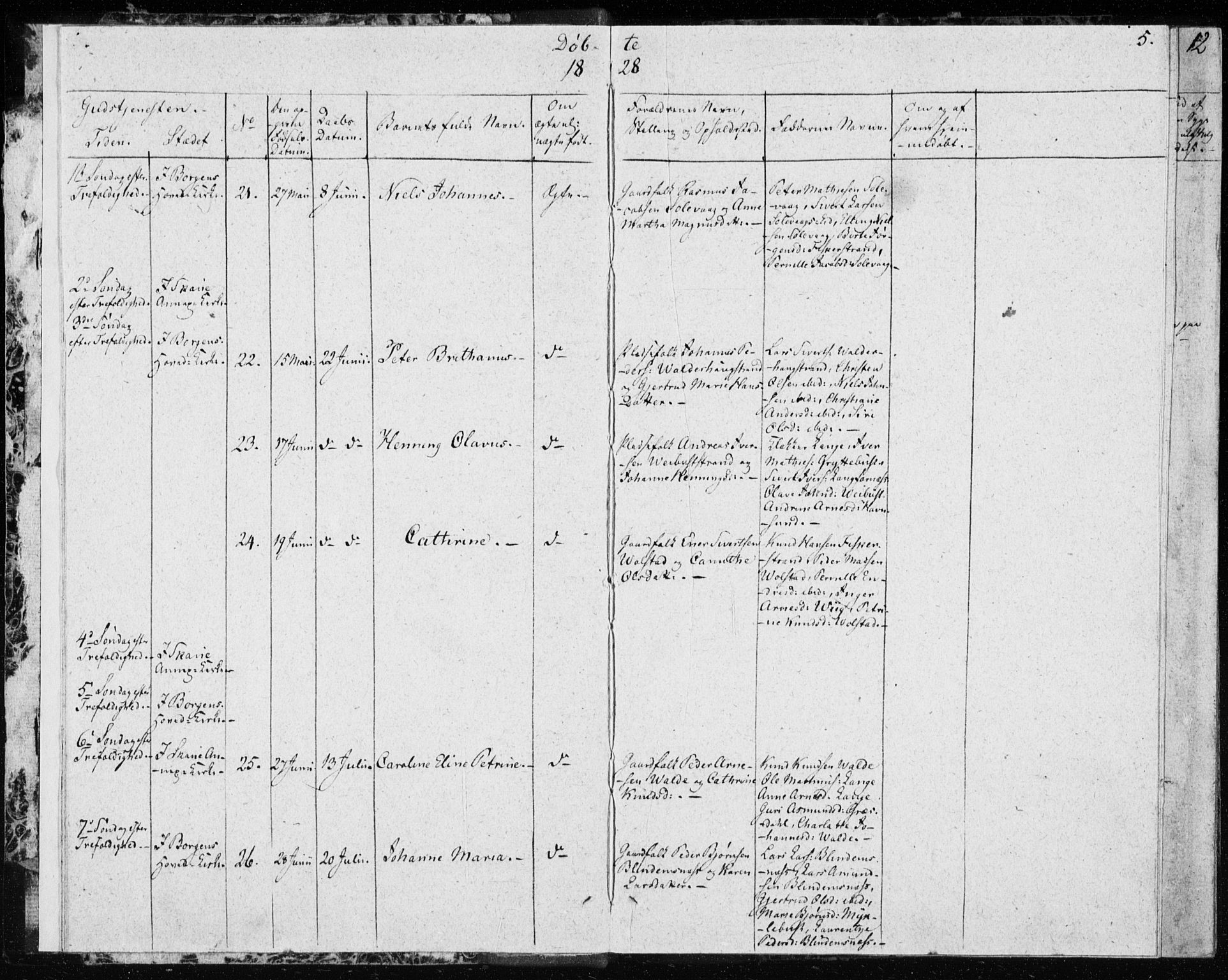 Ministerialprotokoller, klokkerbøker og fødselsregistre - Møre og Romsdal, SAT/A-1454/528/L0413: Curate's parish register no. 528B01, 1828-1832, p. 5