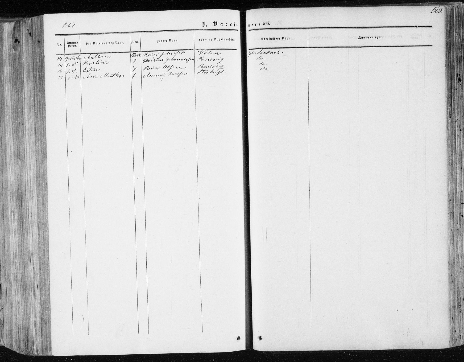 Ministerialprotokoller, klokkerbøker og fødselsregistre - Møre og Romsdal, AV/SAT-A-1454/568/L0804: Parish register (official) no. 568A11, 1854-1868, p. 503