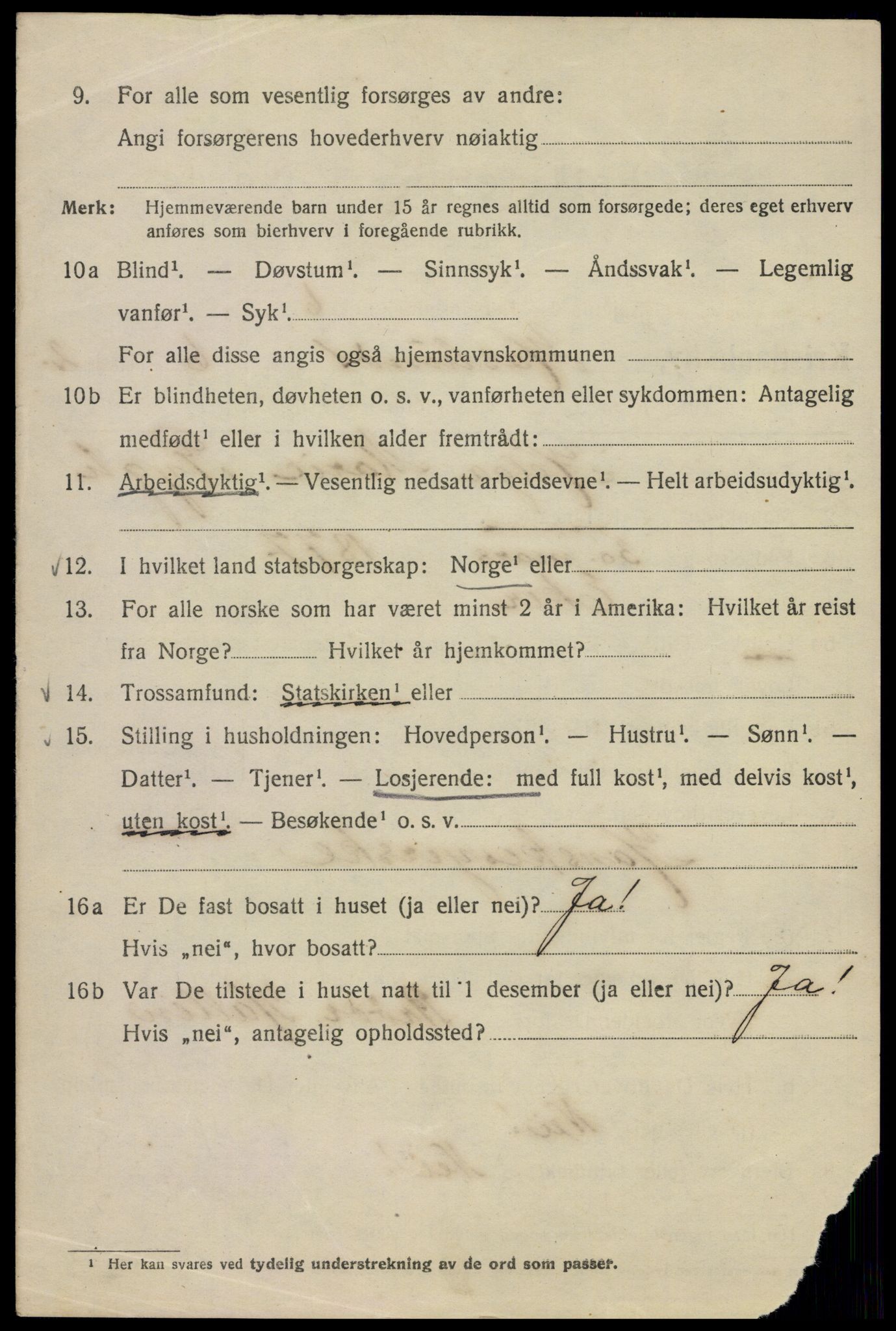 SAO, 1920 census for Kristiania, 1920, p. 272426